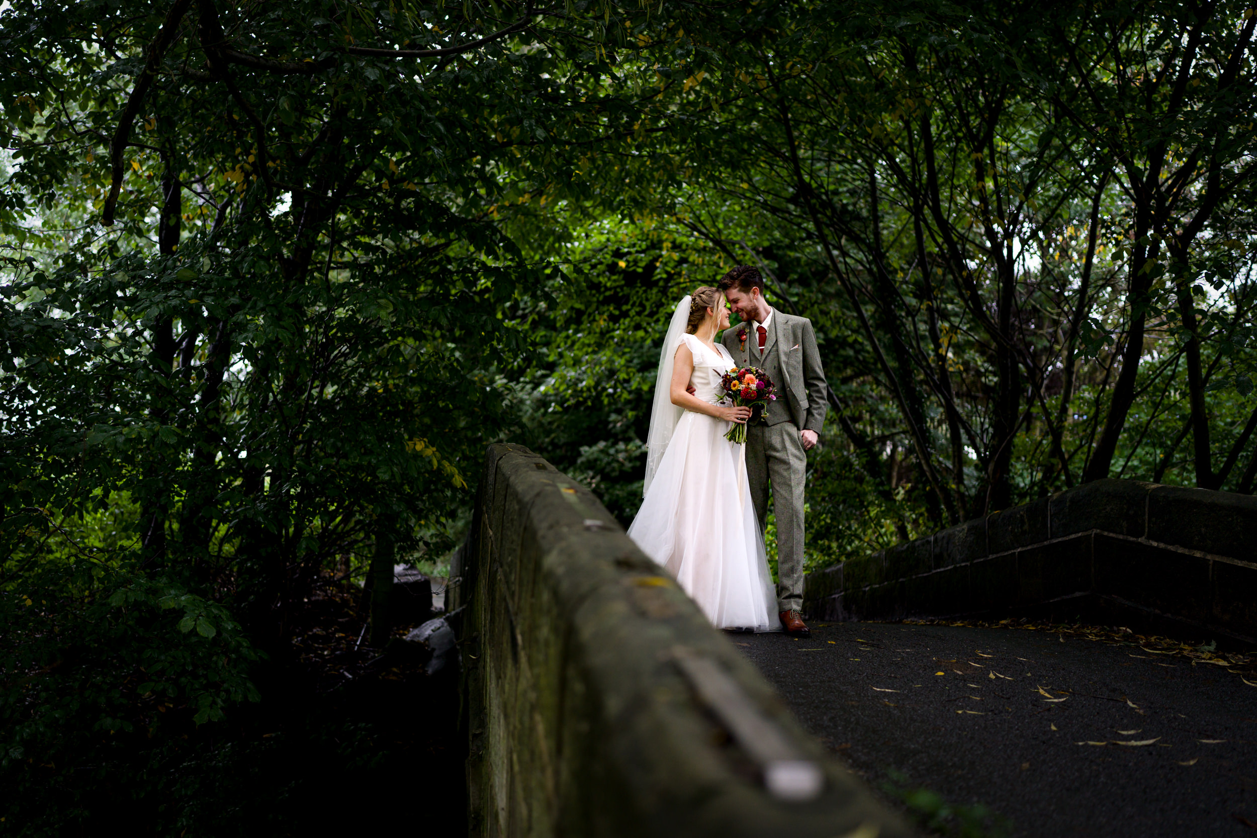 Couple Portrait. The Old Barn Esholt Wedding Photographer