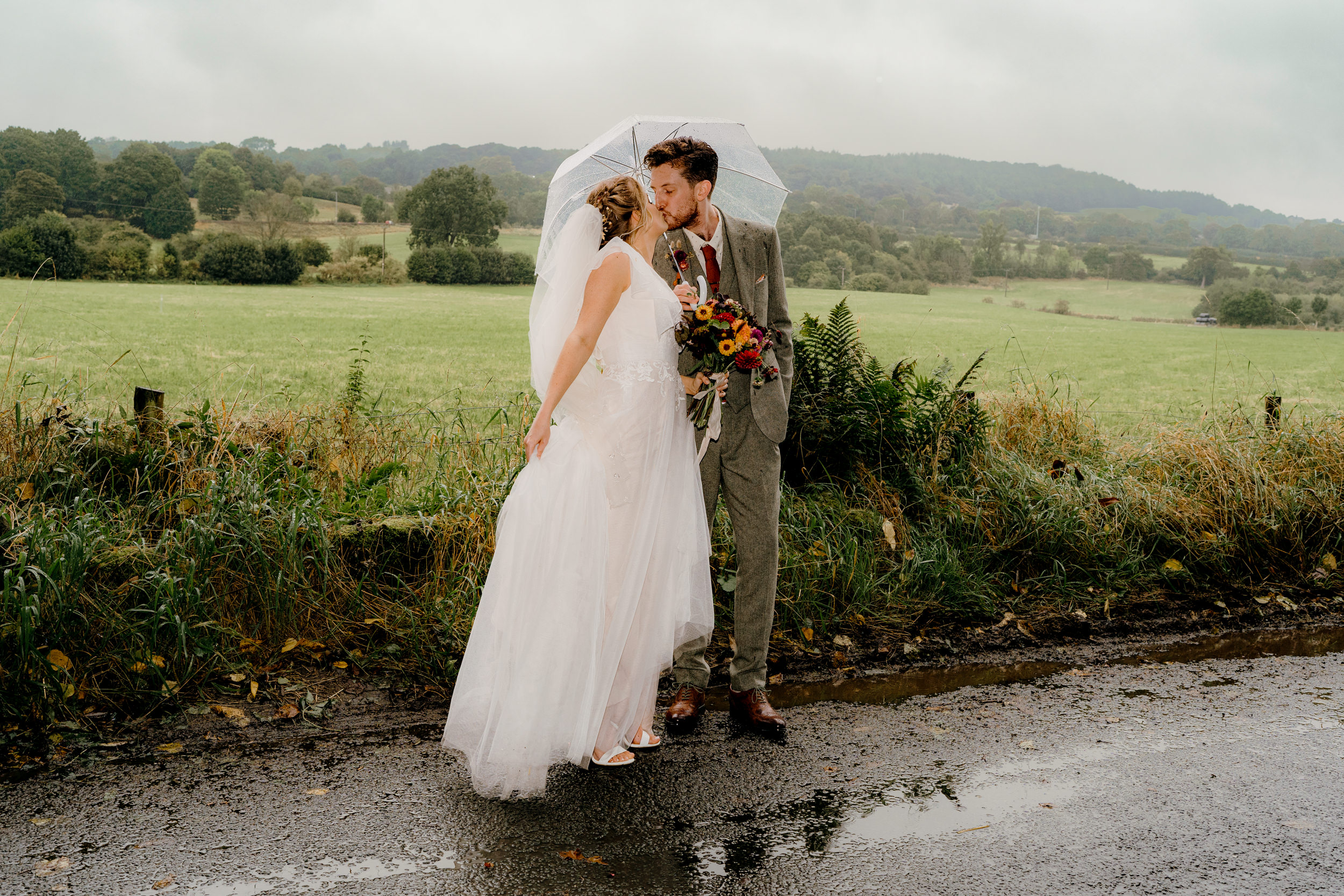 Couple Portrait. The Old Barn Esholt Wedding Photographer