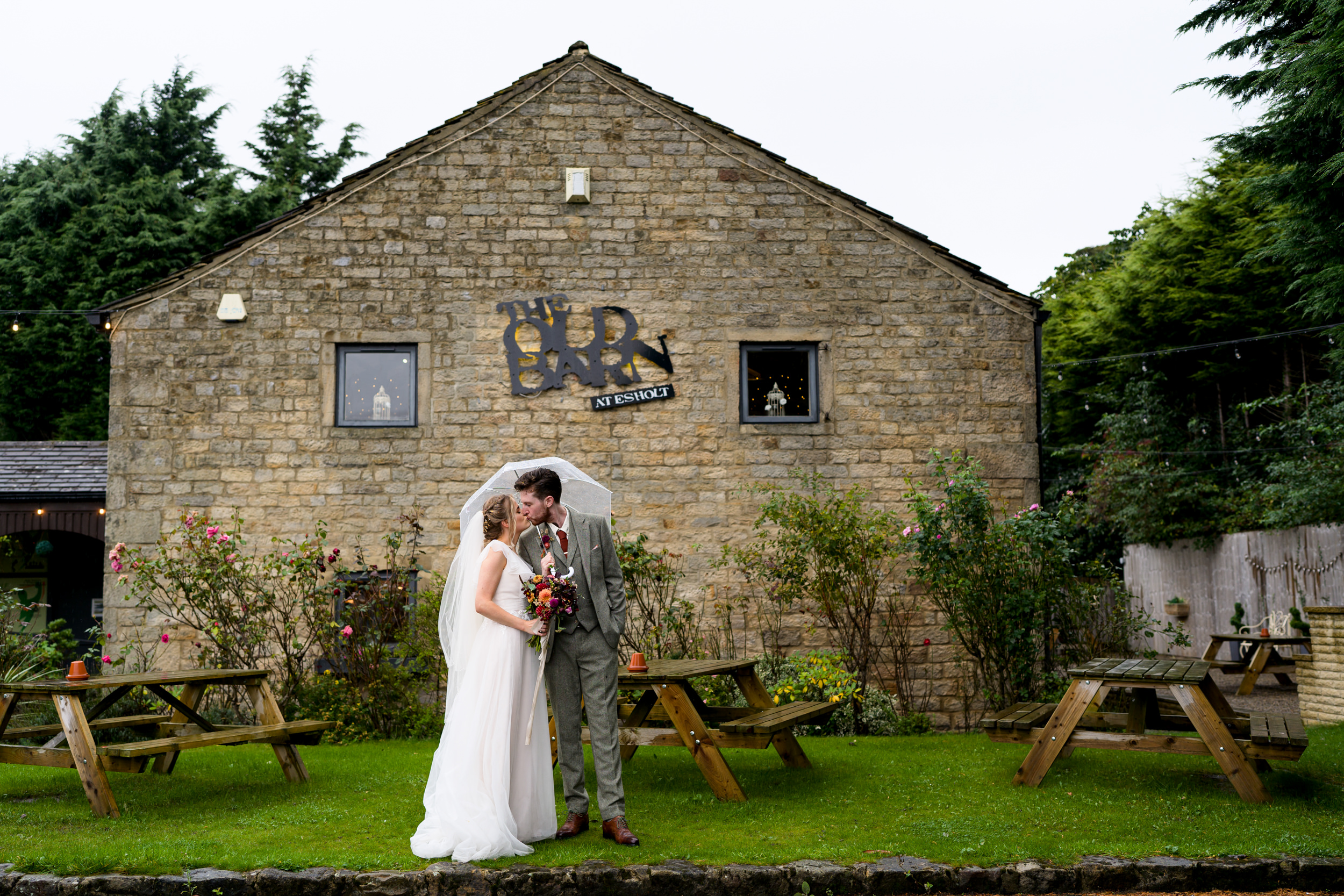 Couple Portrait. The Old Barn Esholt Wedding Photographer