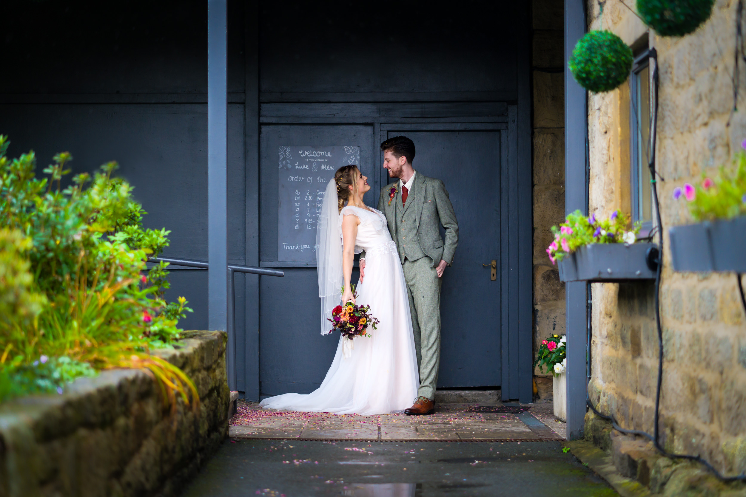 Couple Portrait. The Old Barn Esholt Wedding Photographer