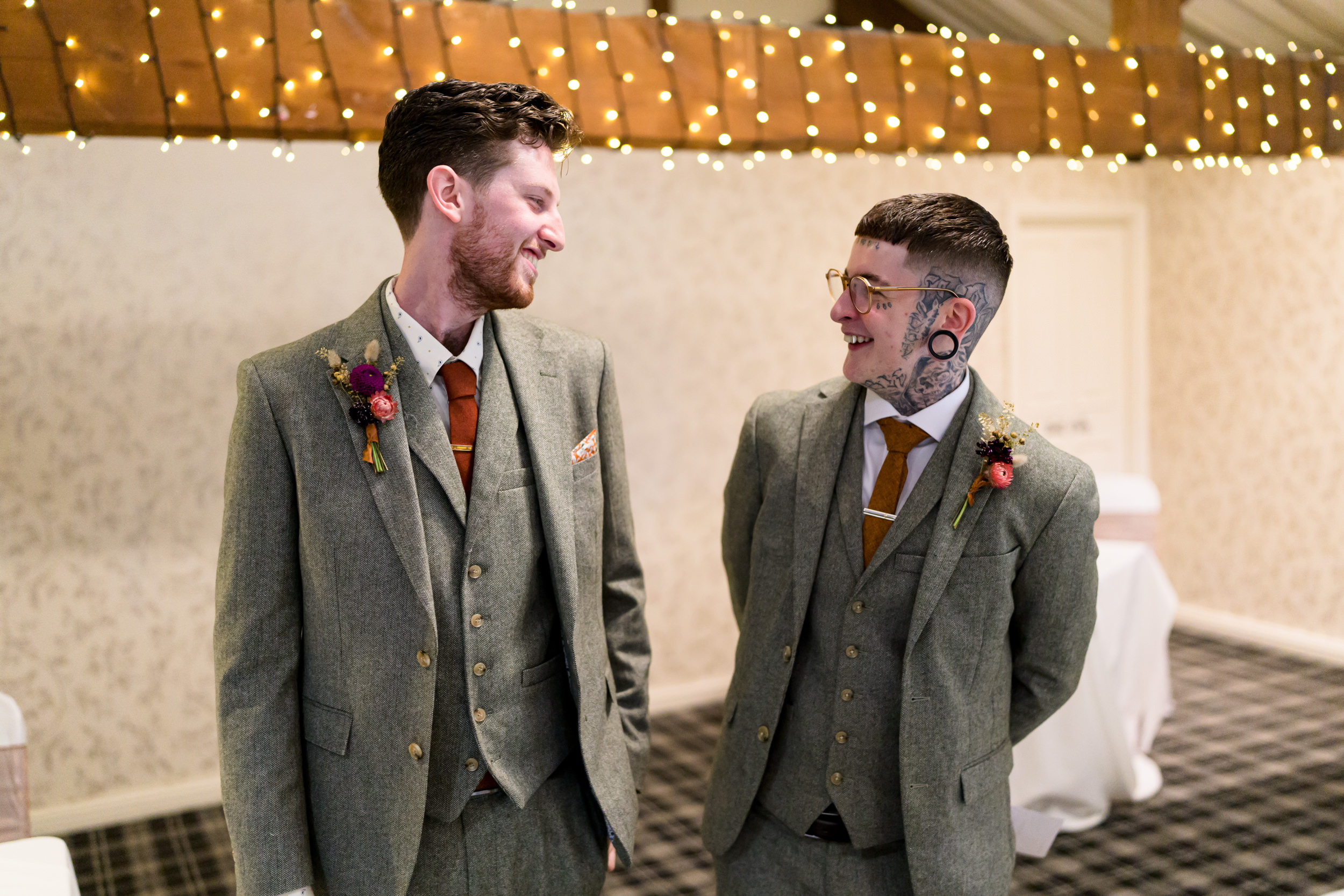 Groom and his best man