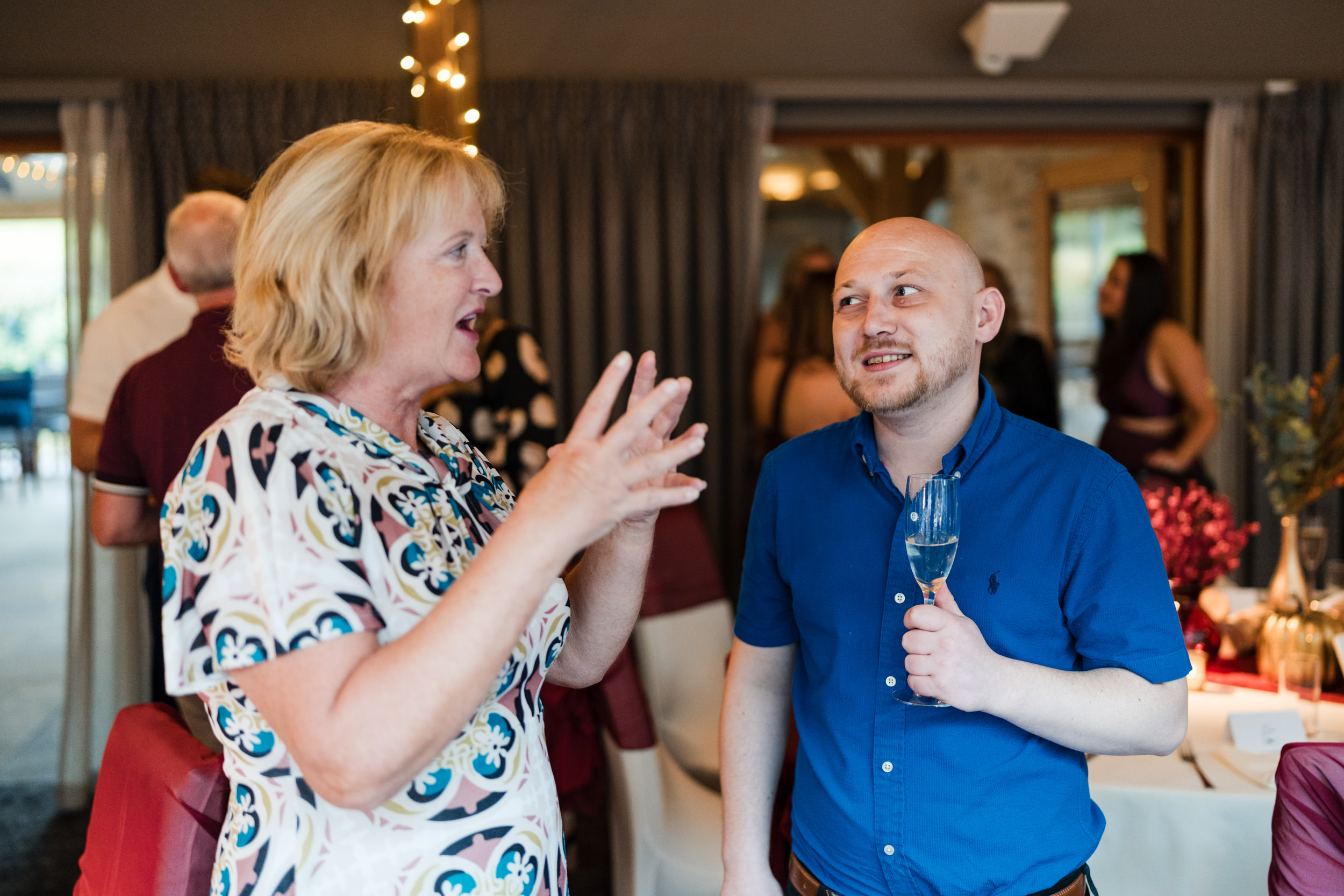 Guests  at the White Hart Inn.