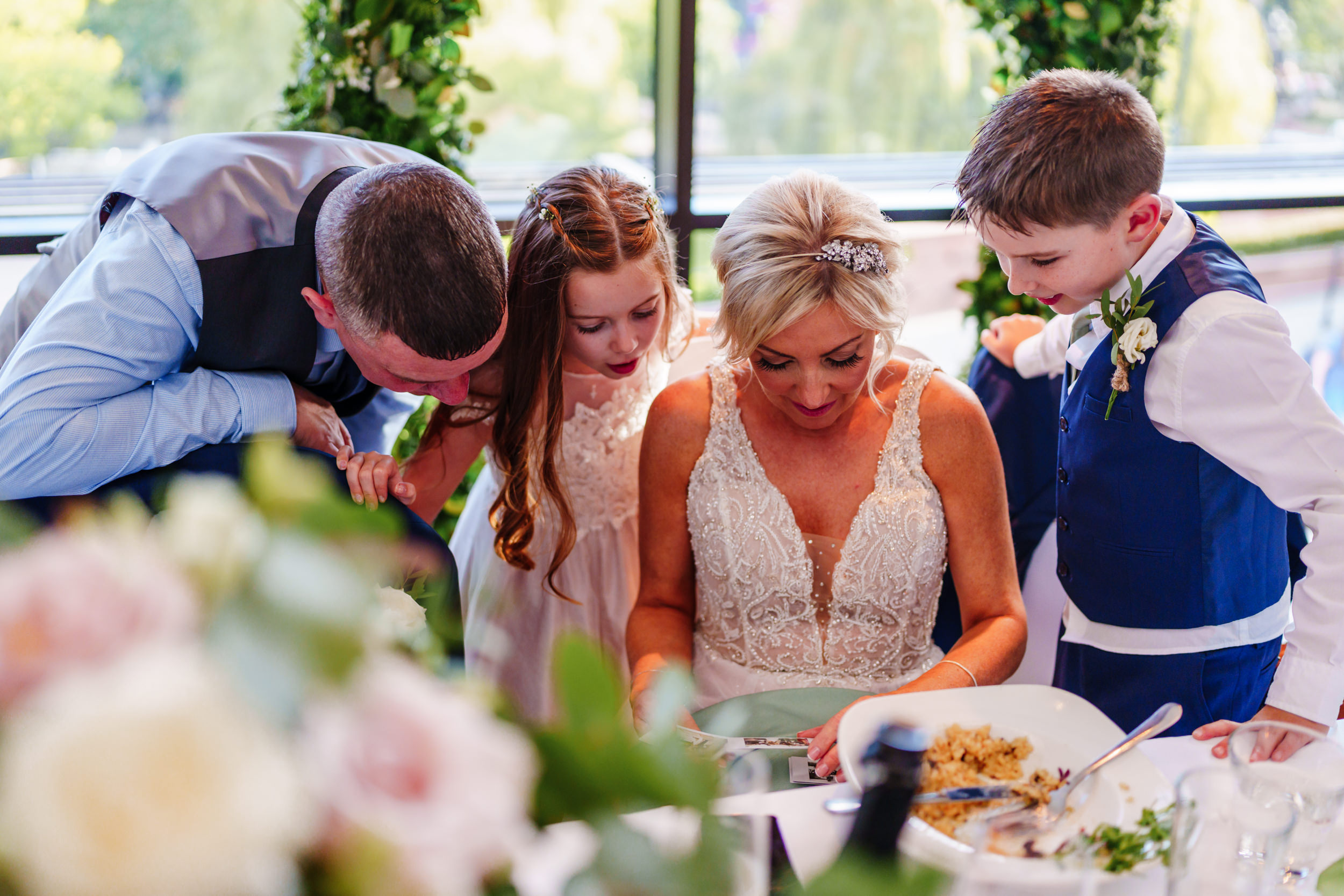 The magician entertaining the couple