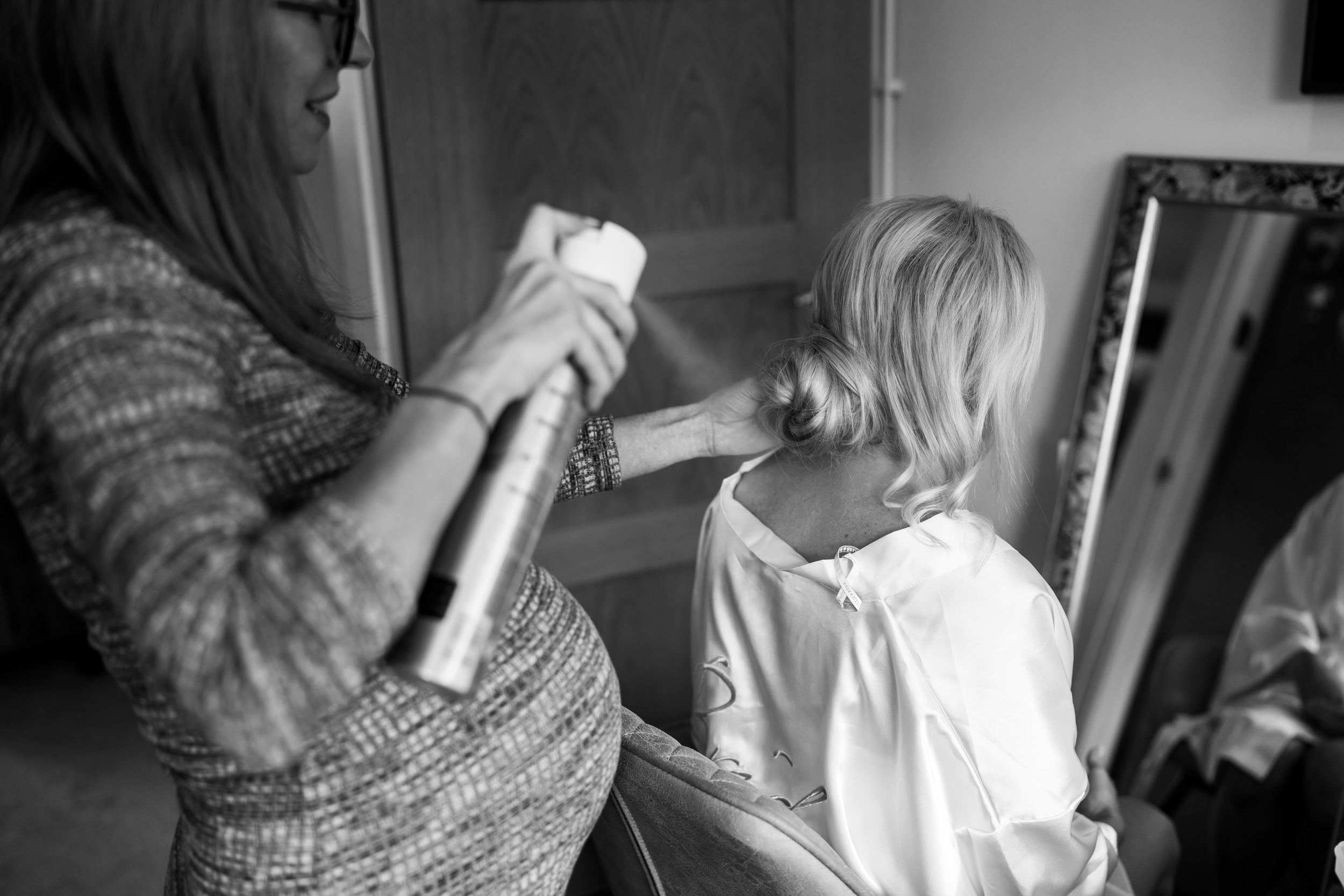 Bridal prep. Castlefield Rooms