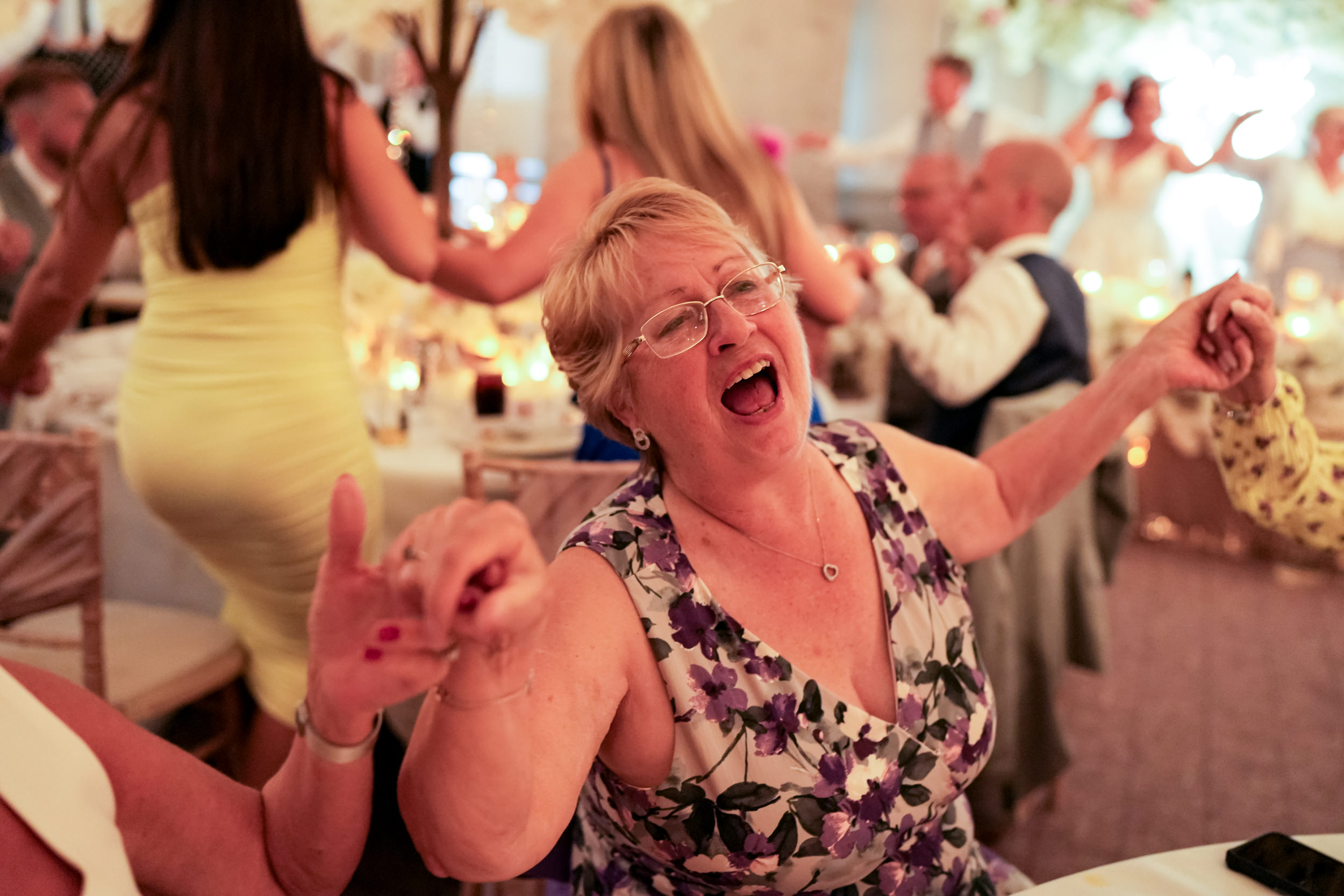 Singing waiters performance at Mottram Hall