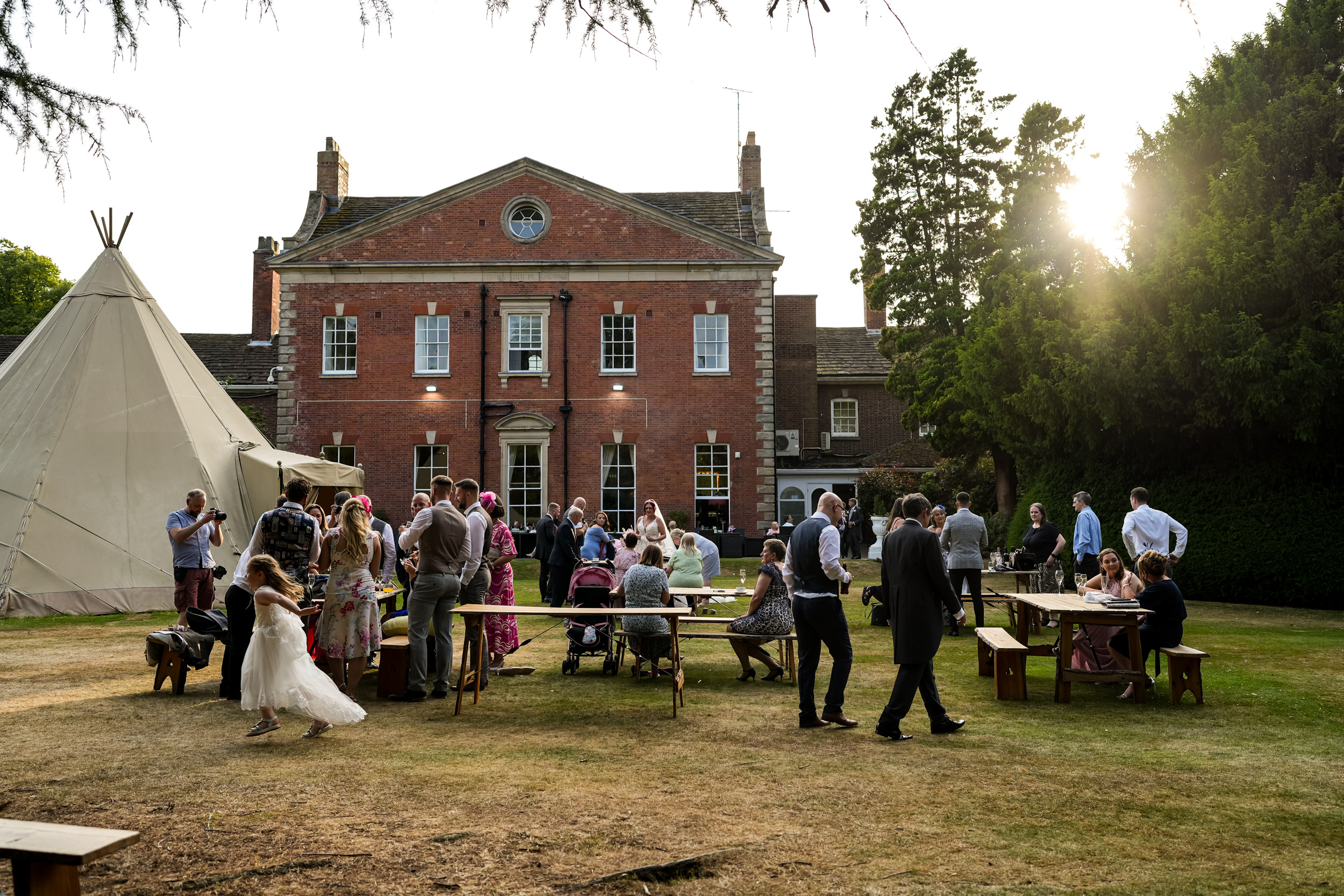 Outside Mottram Hall