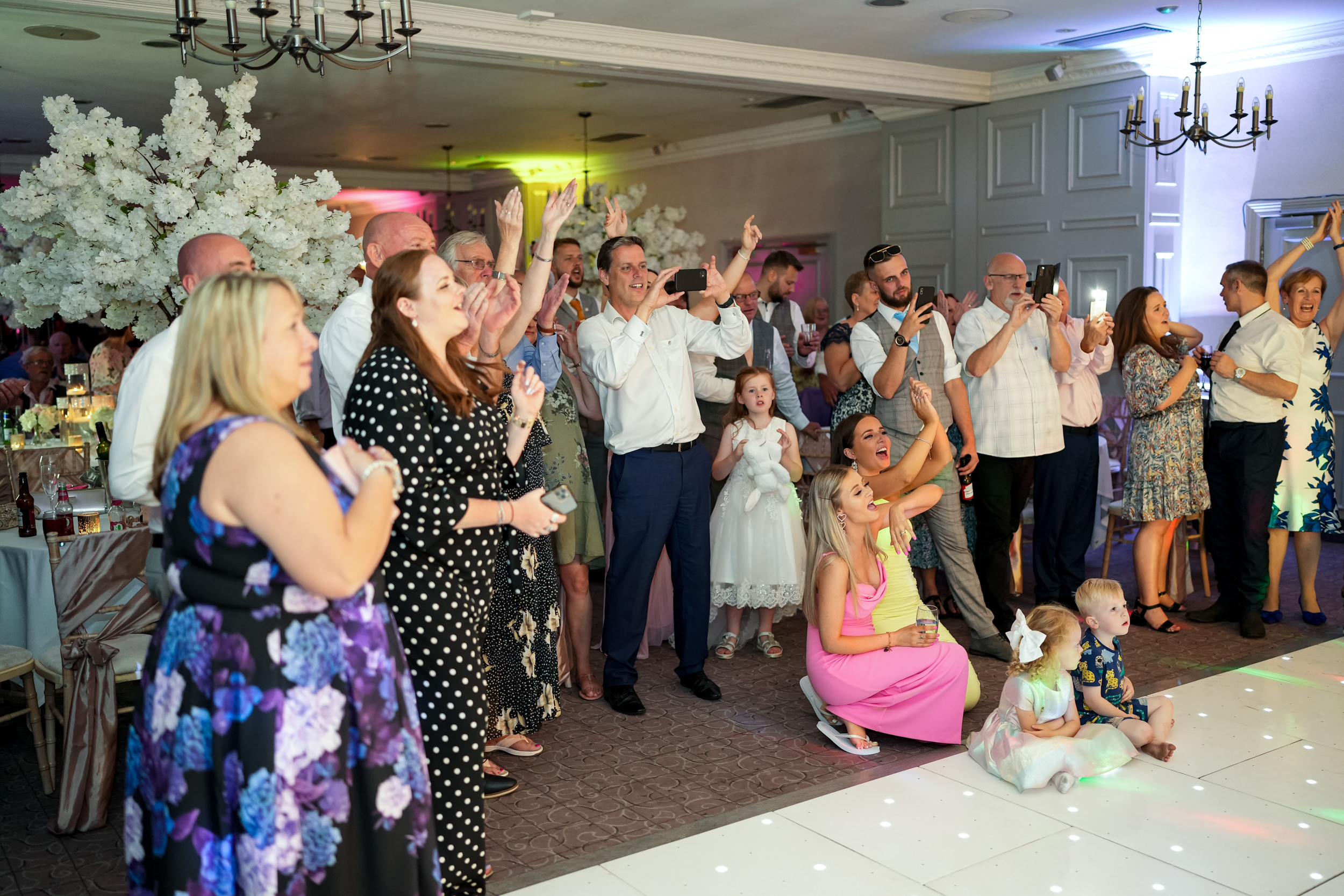 Guests watching the first dance