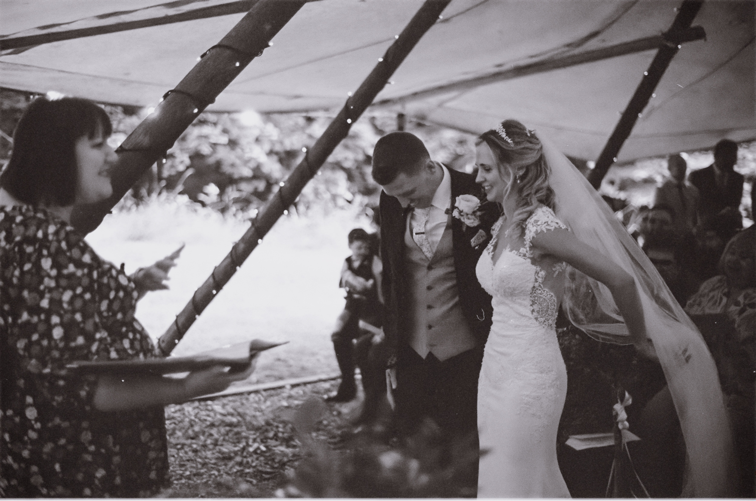 Gisburn Park wedding ceremony film photo