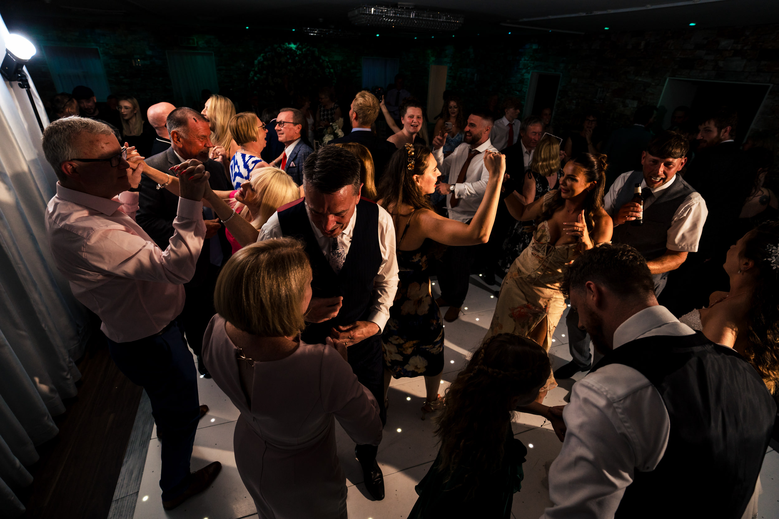 Guests dancing at Grains Bar