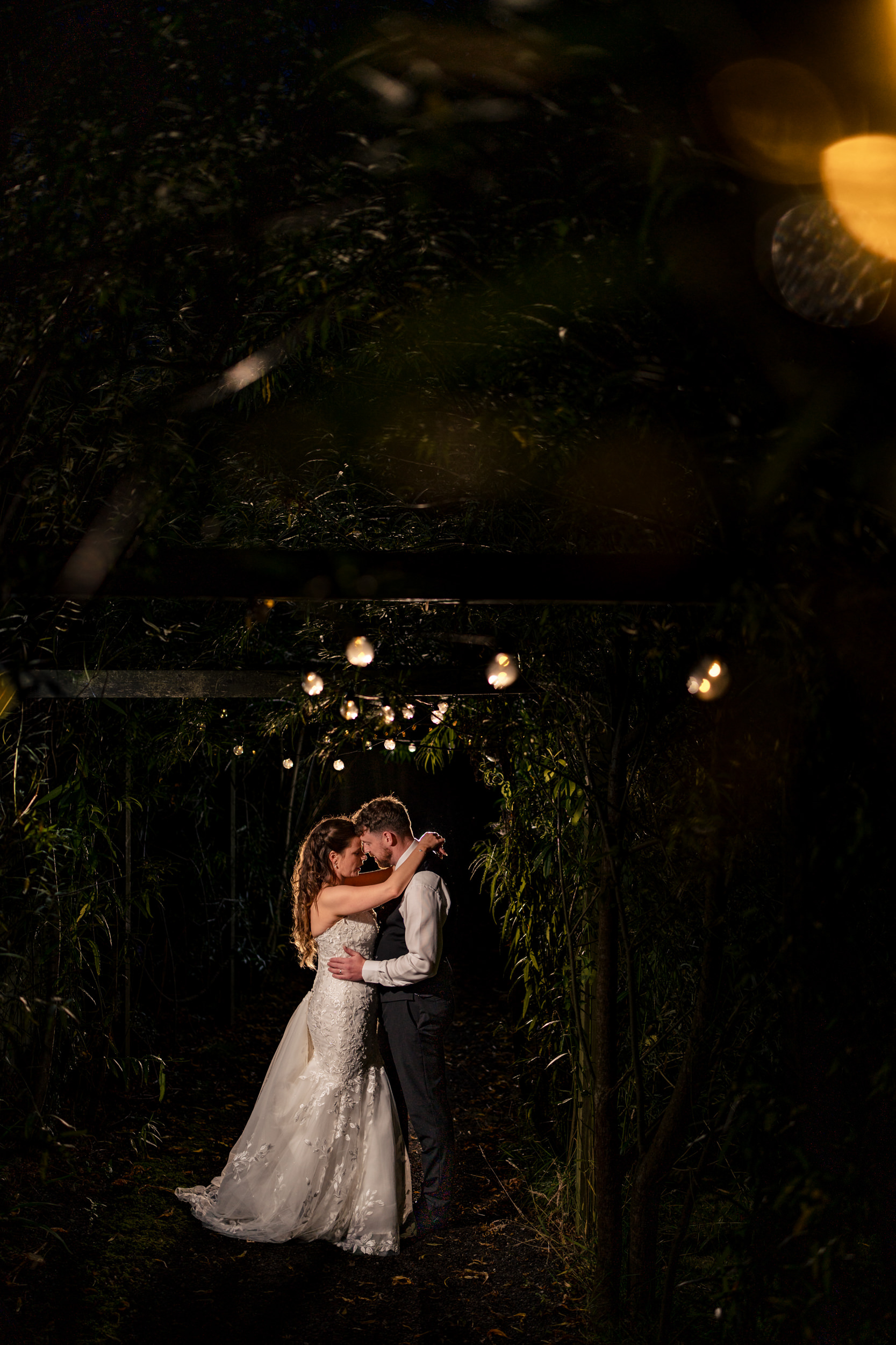 Nigh time portrait in the grounds of Grains Bar Hotel.