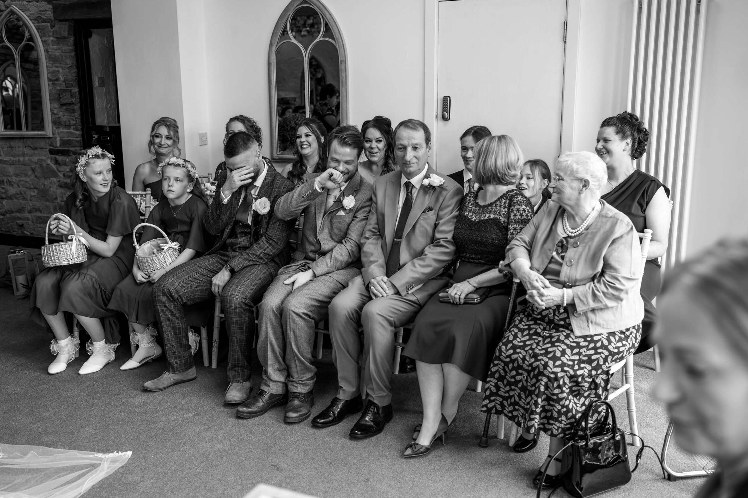 Grains bar wedding ceremony