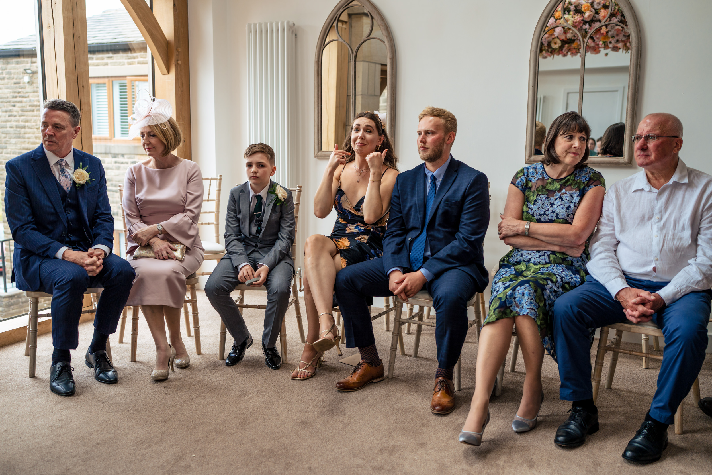 Grains bar wedding ceremony