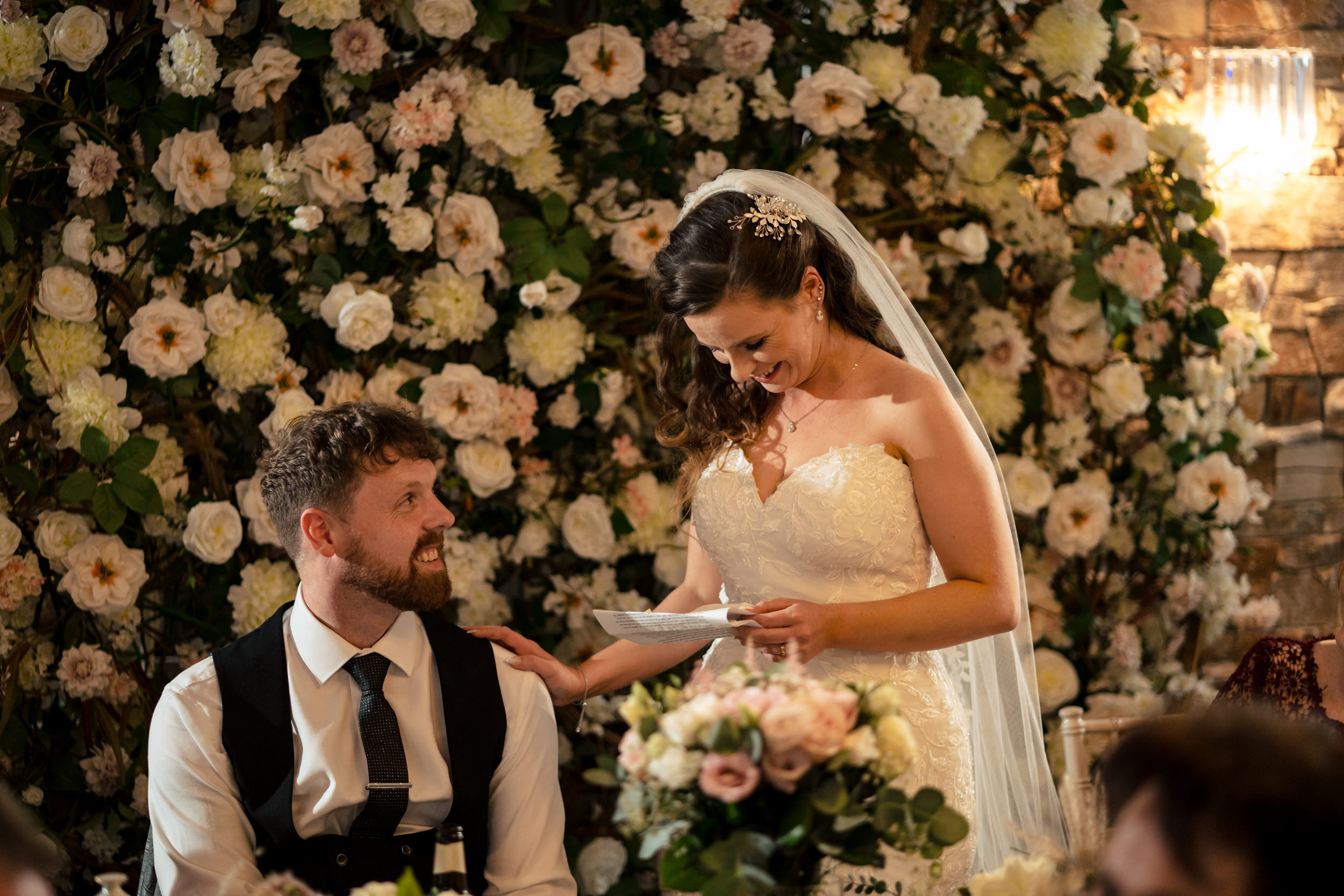 Wedding speeches at Grains Bar