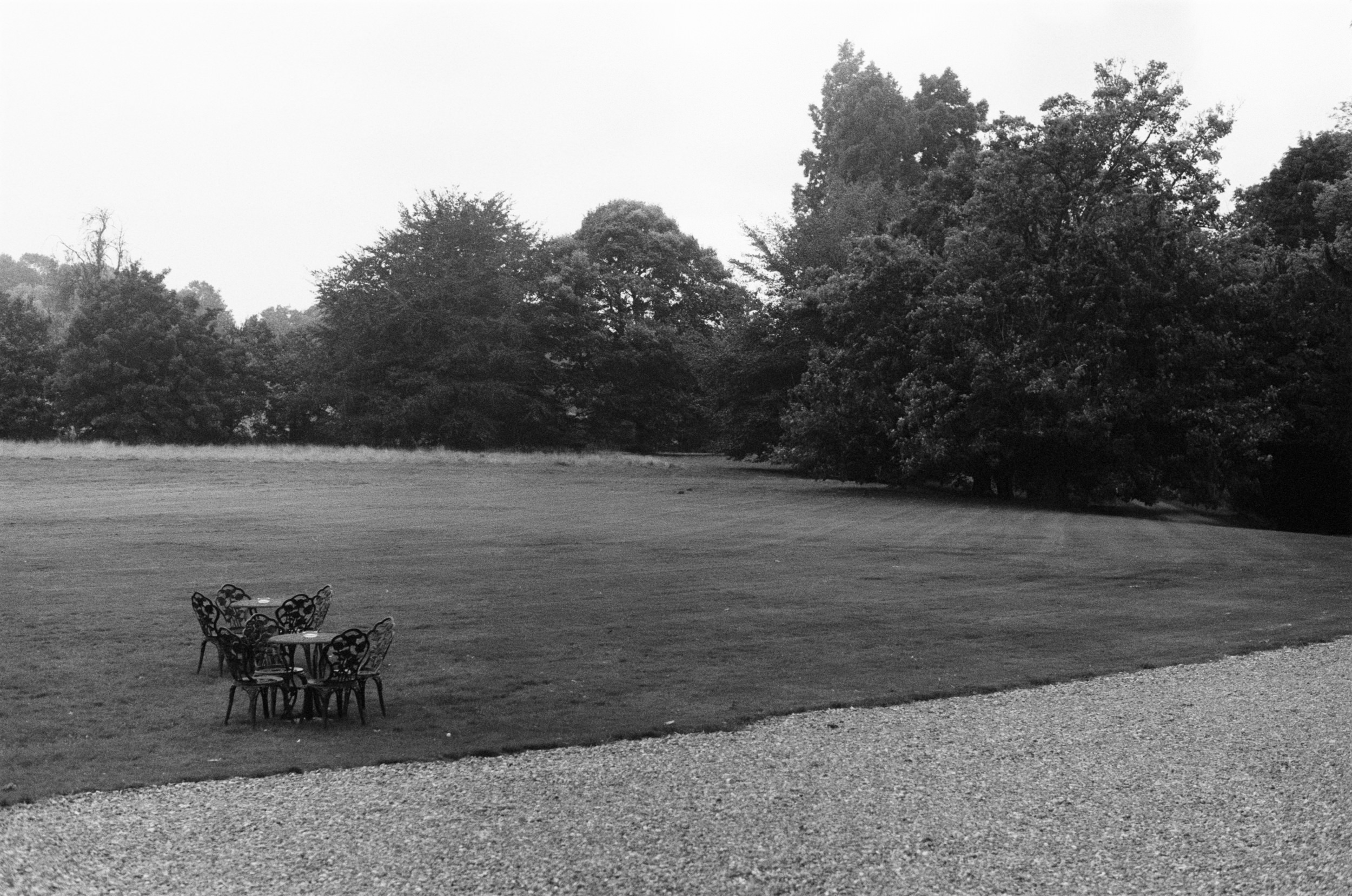 Film photograph outside Howsham Hall
