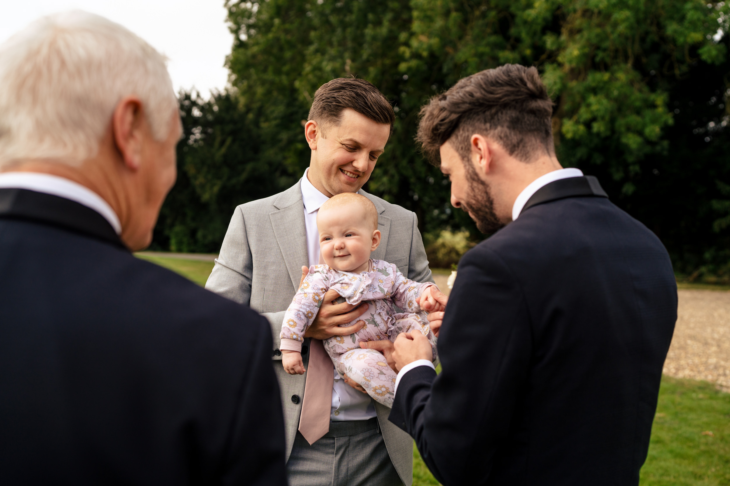 Greeting the guests