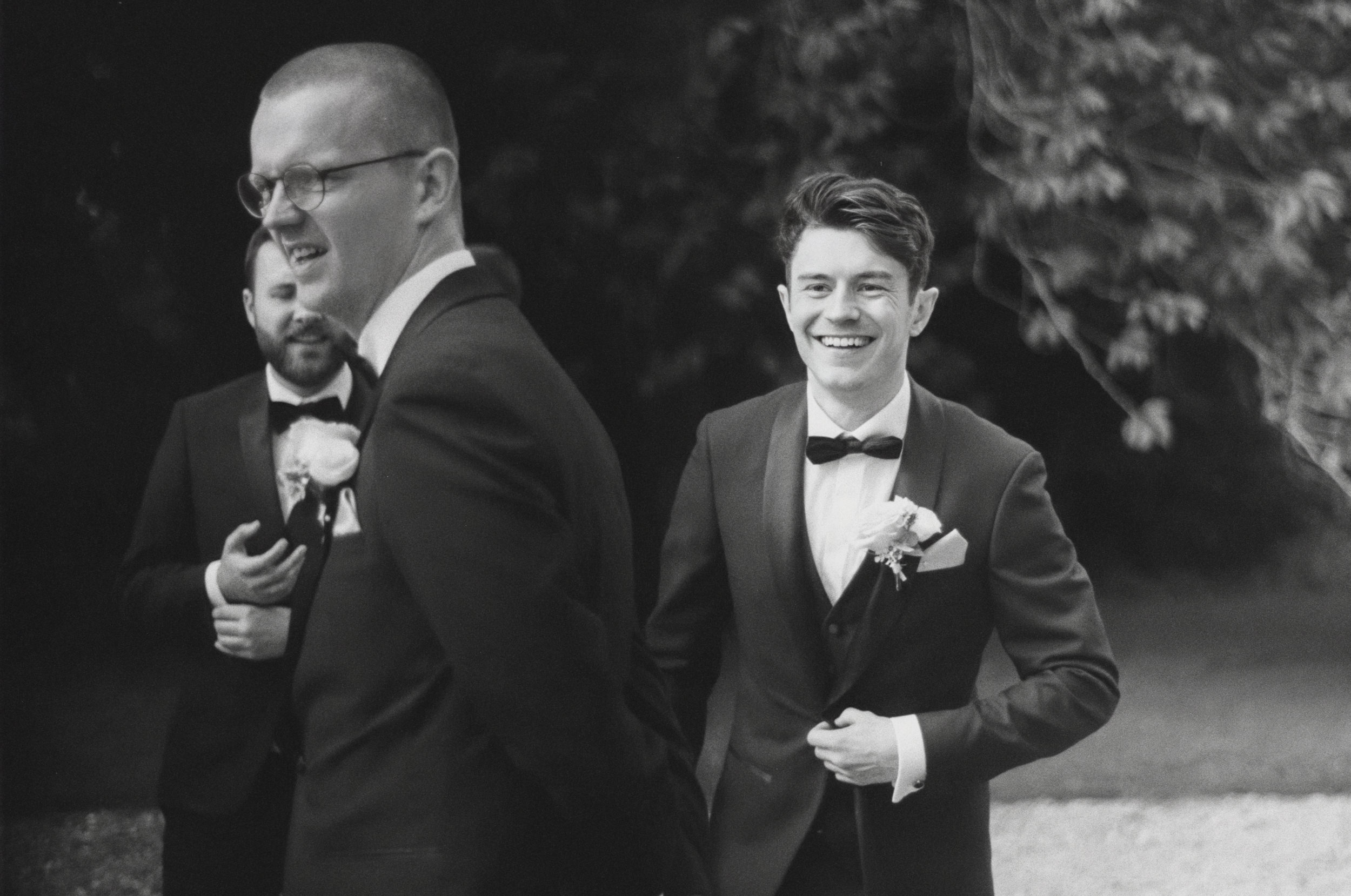 Greeting the guests