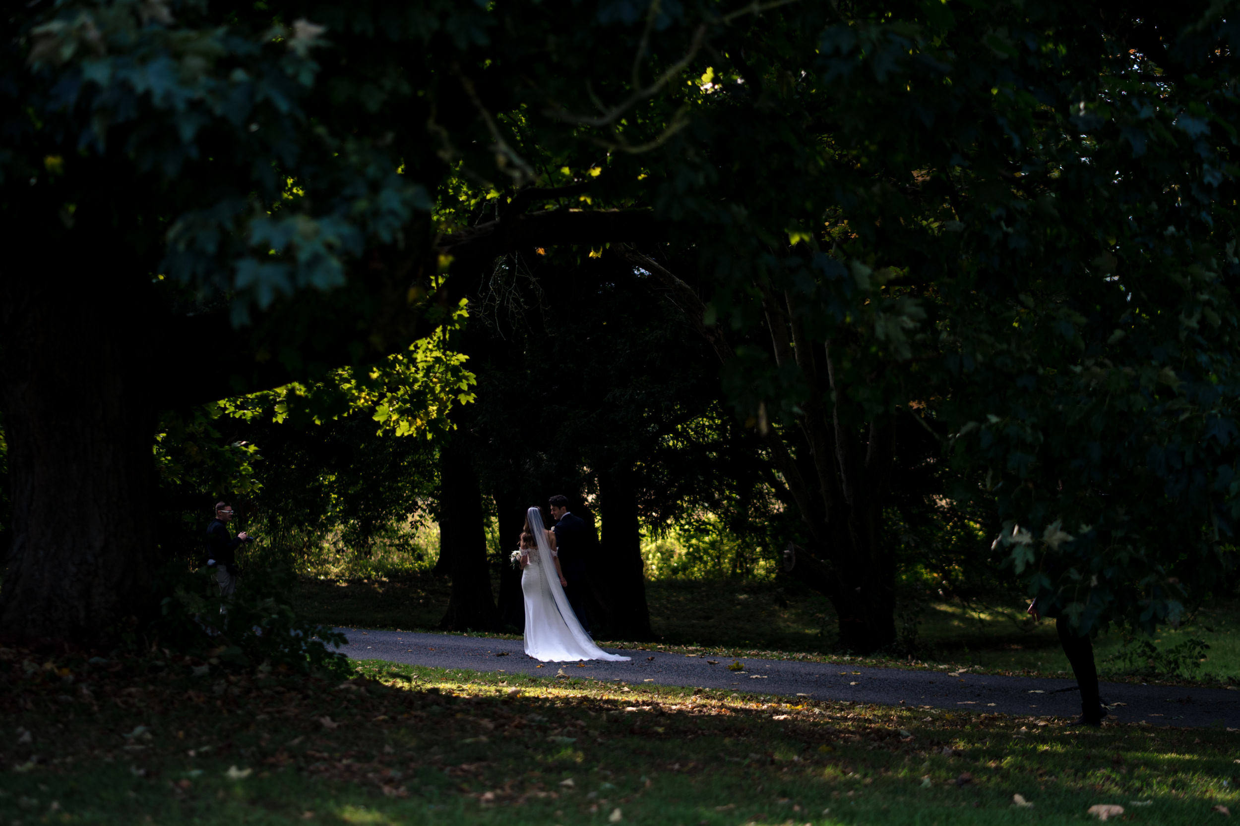 Couple portrait at Howsham Hall