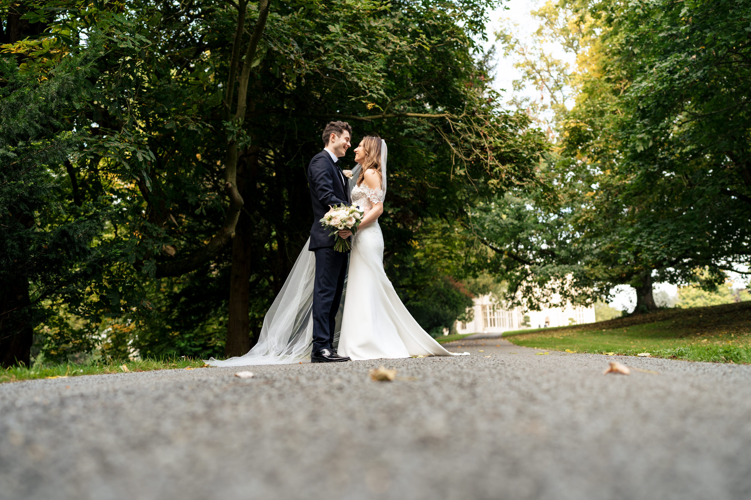 Couple portrait at Howsham Hall