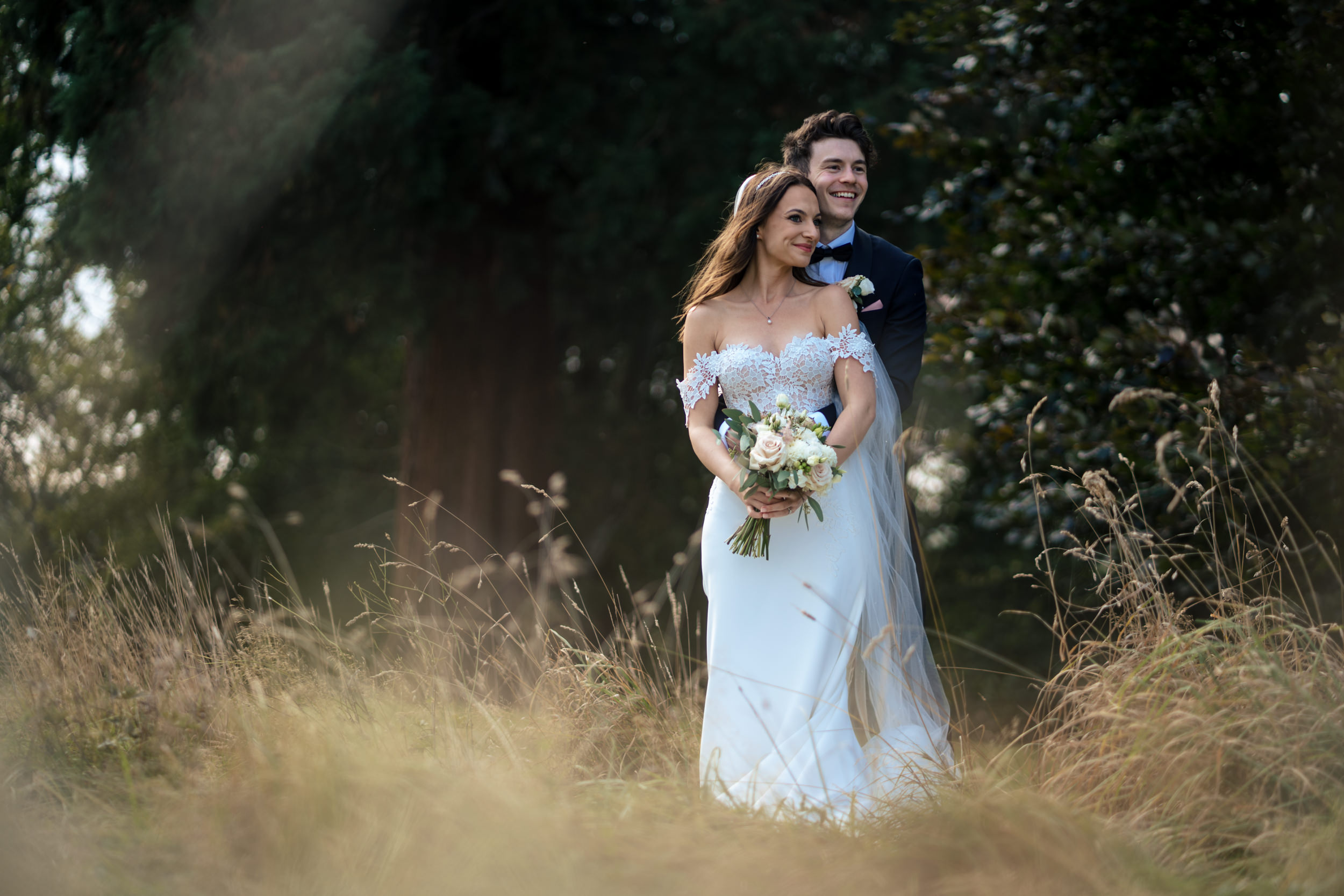 Couple portrait at Howsham Hall
