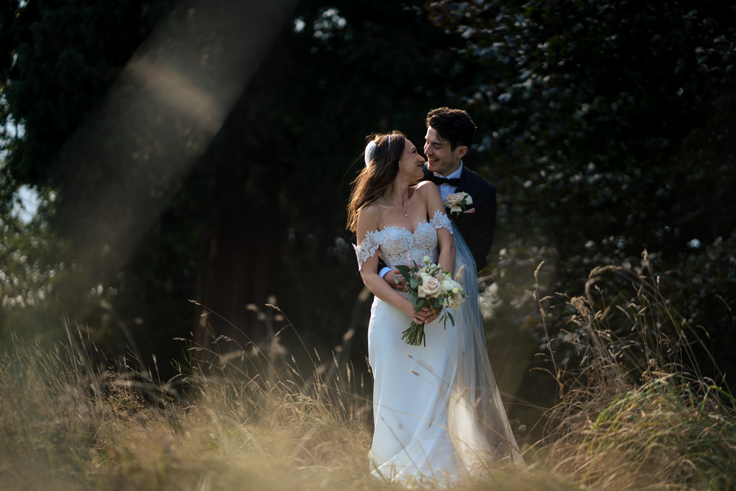 Couple portrait at Howsham Hall