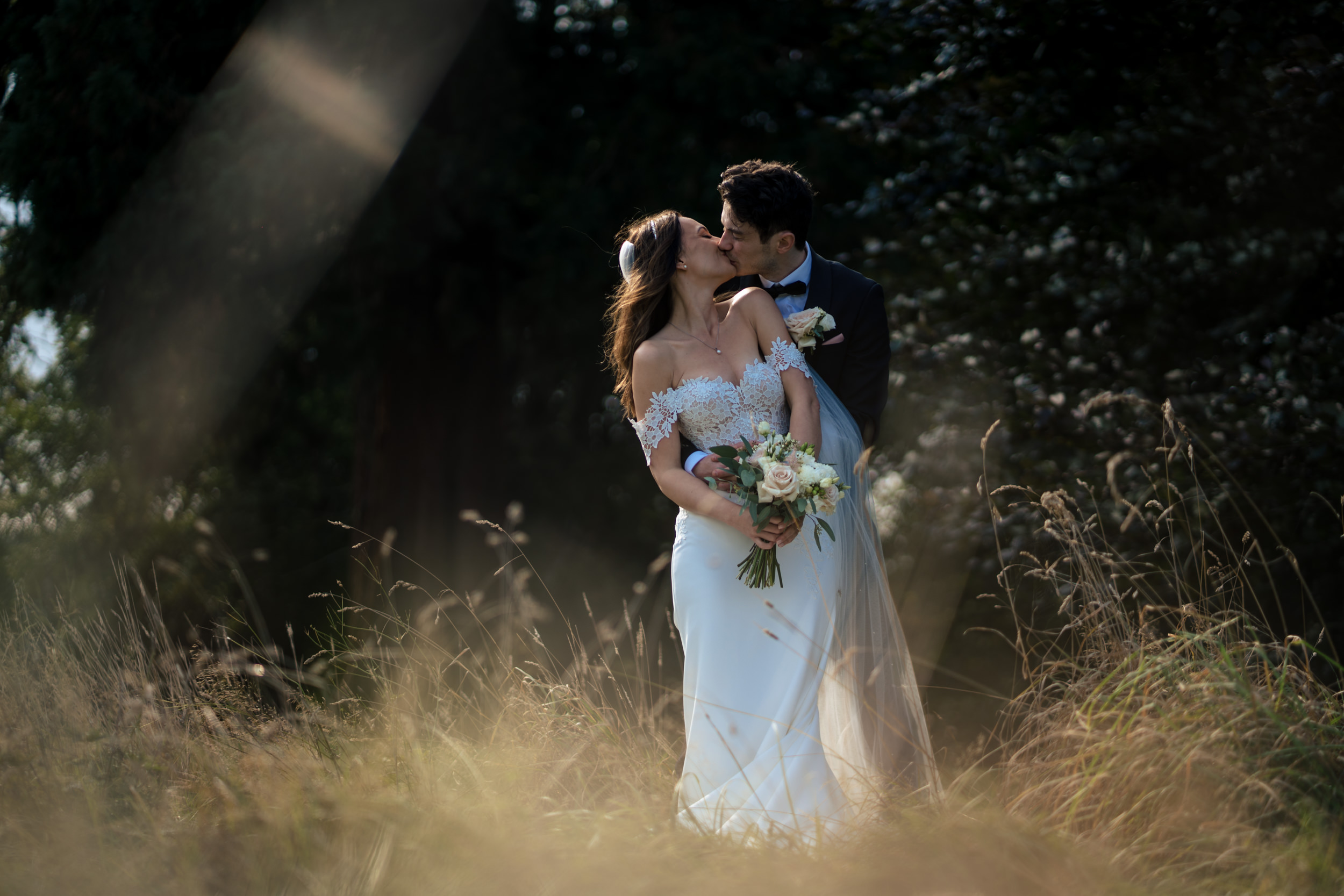 Couple portrait at Howsham Hall