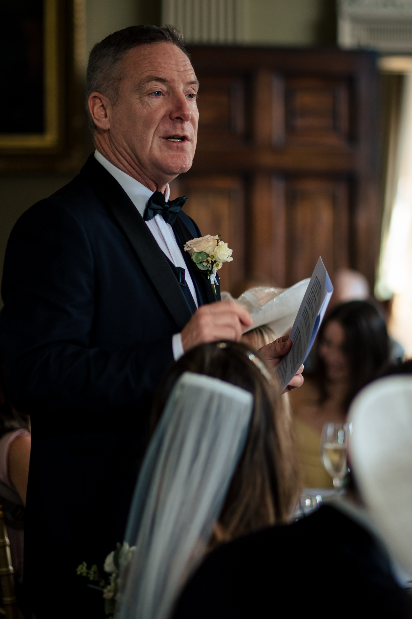 Wedding breakfast at Howsham Hall