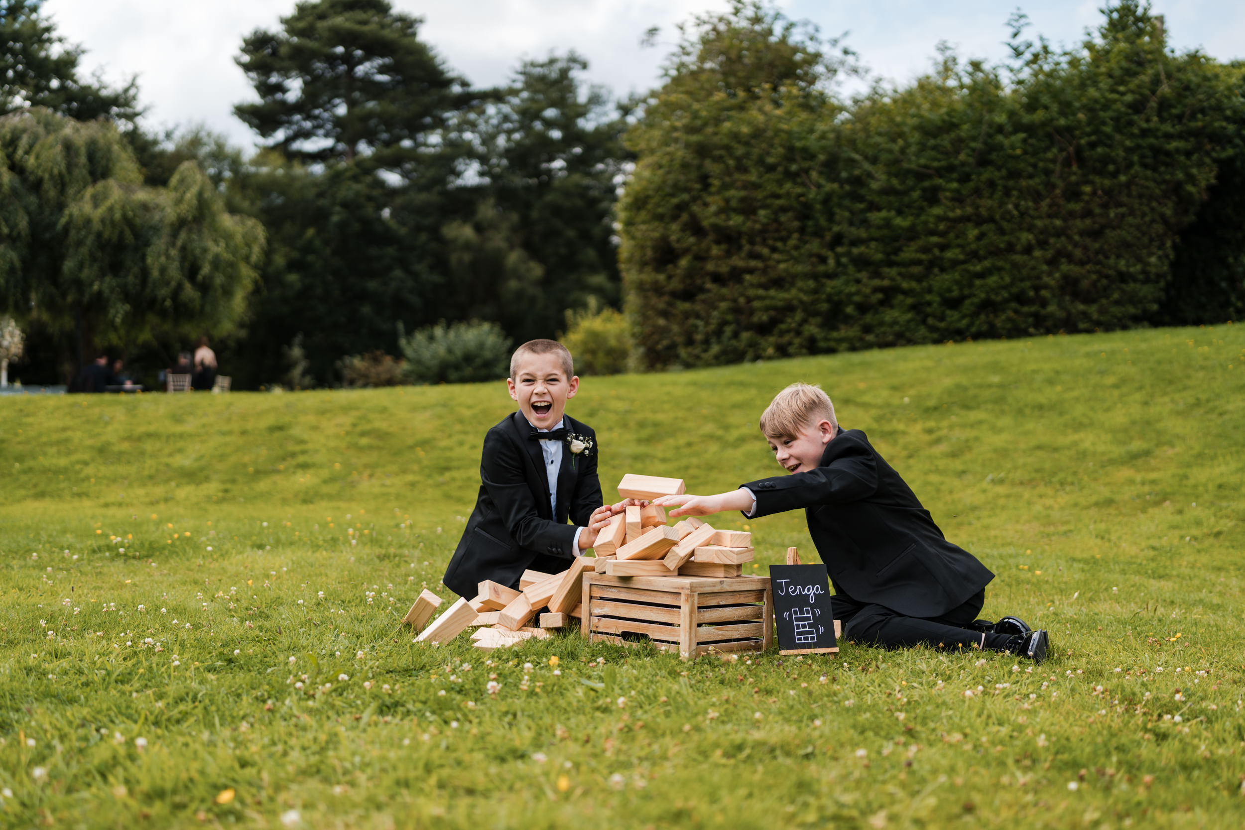 Guests. Thicket Priory Wedding Photographer.