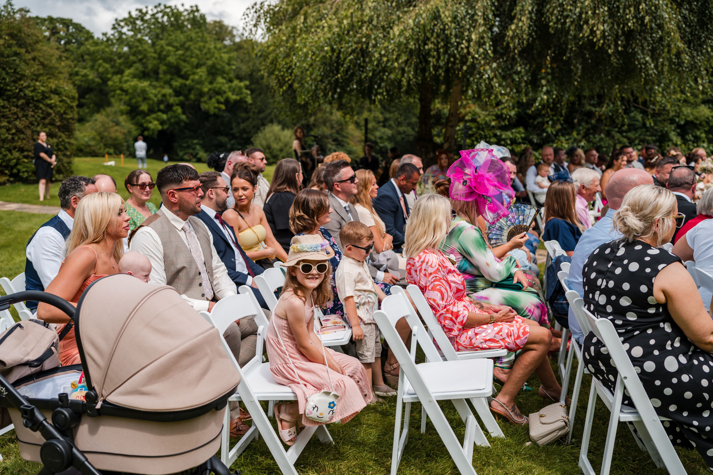 Wedding ceremony at Thicket Priory