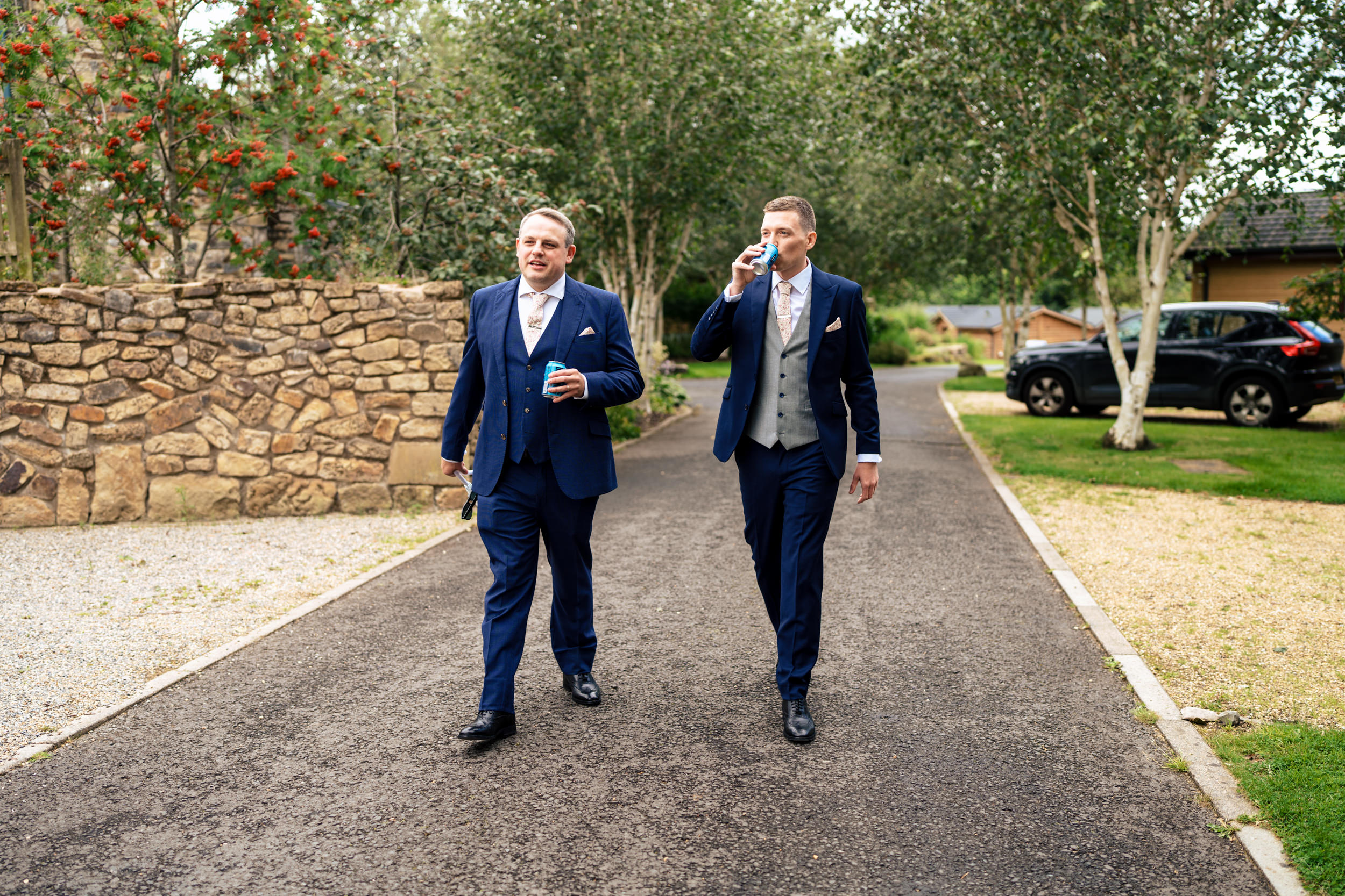 Groom prep at Gisburn Park Estate