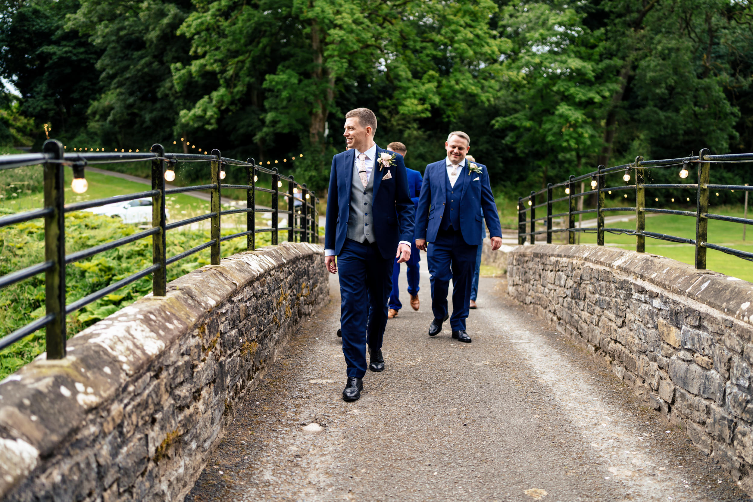 Groom prep at Gisburn Park Estate
