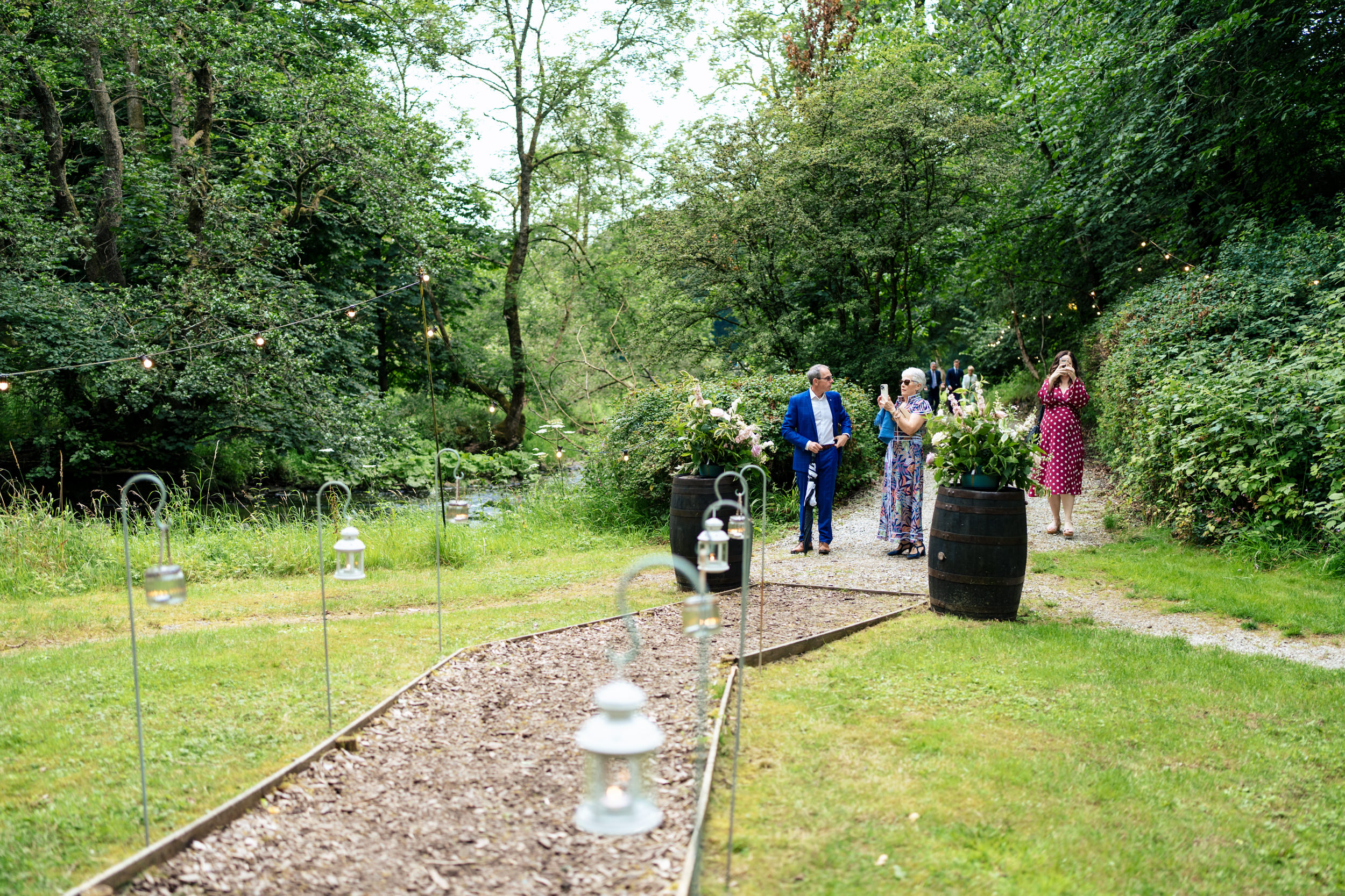 Wedding ceremony at Gisburn Park