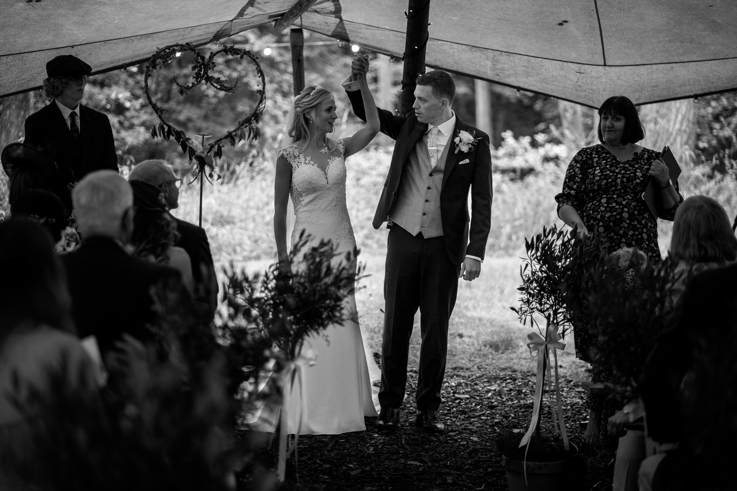 Wedding ceremony at Gisburn Park