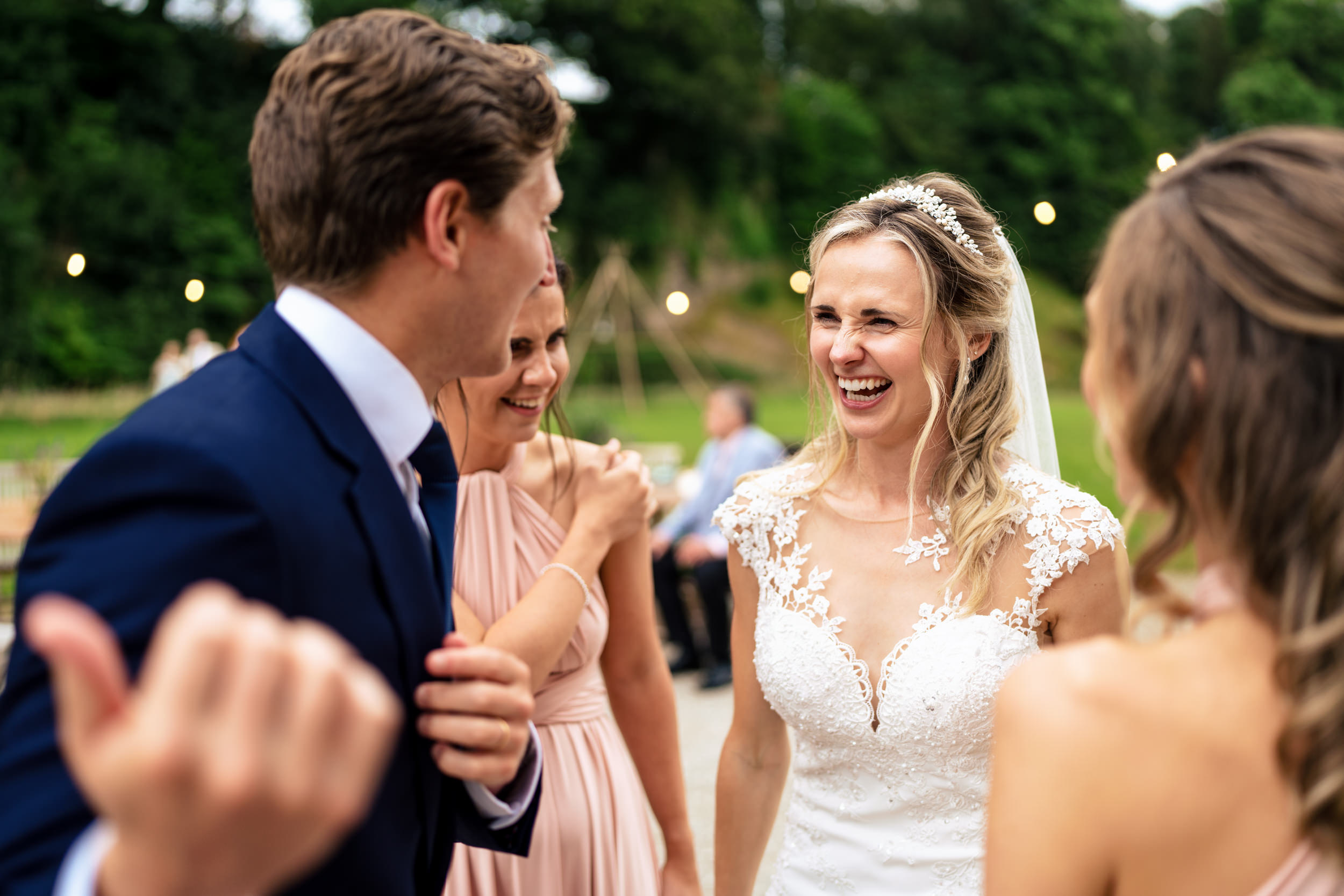 Wedding reception at Gisburn Park