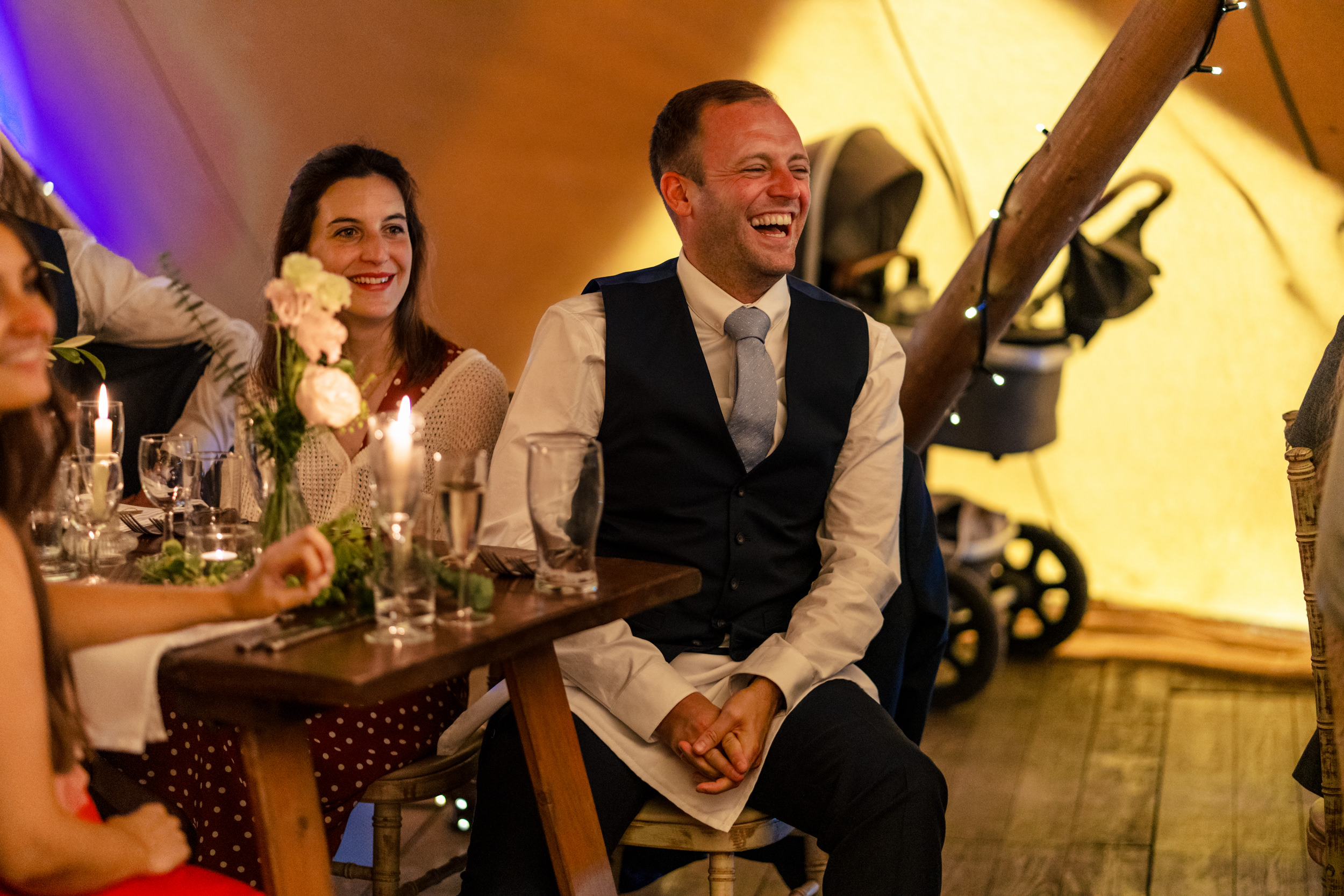 Wedding speeches at Gisburn Park