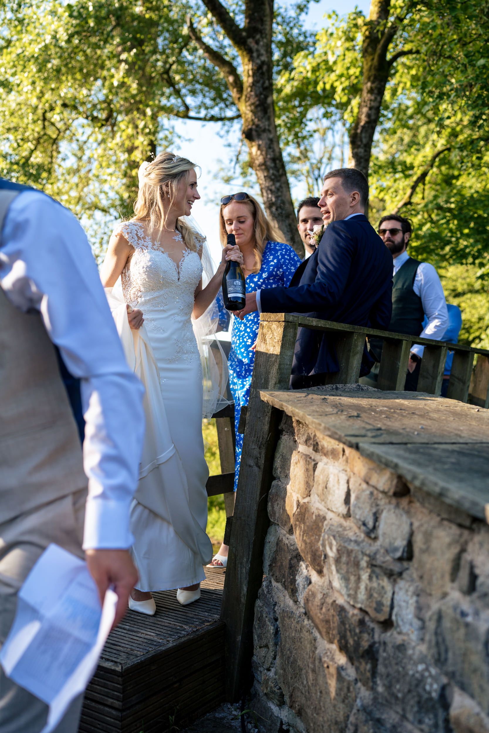 Duck race in the river at Gisburn Park
