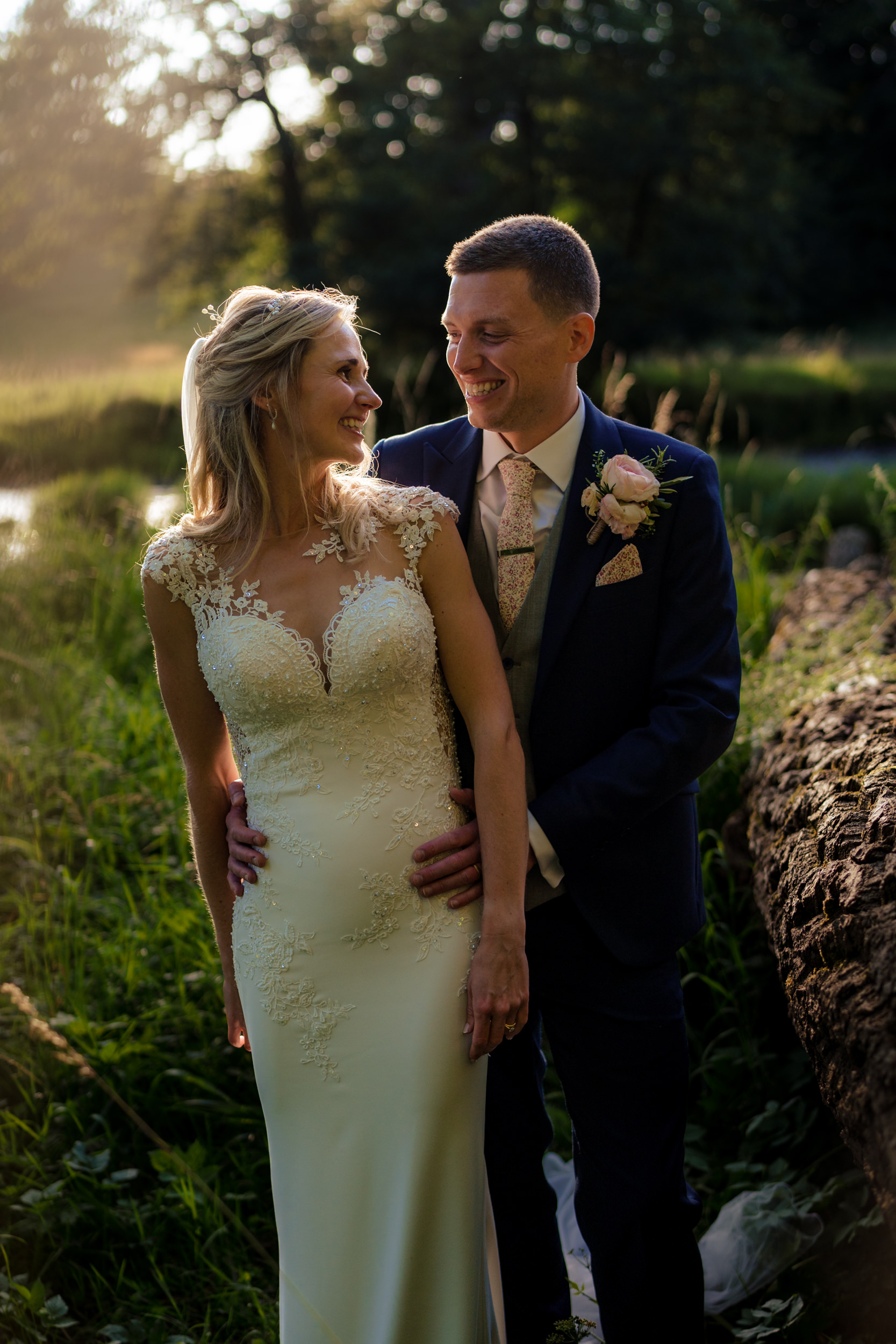 Couple portrait at Gisburn Park