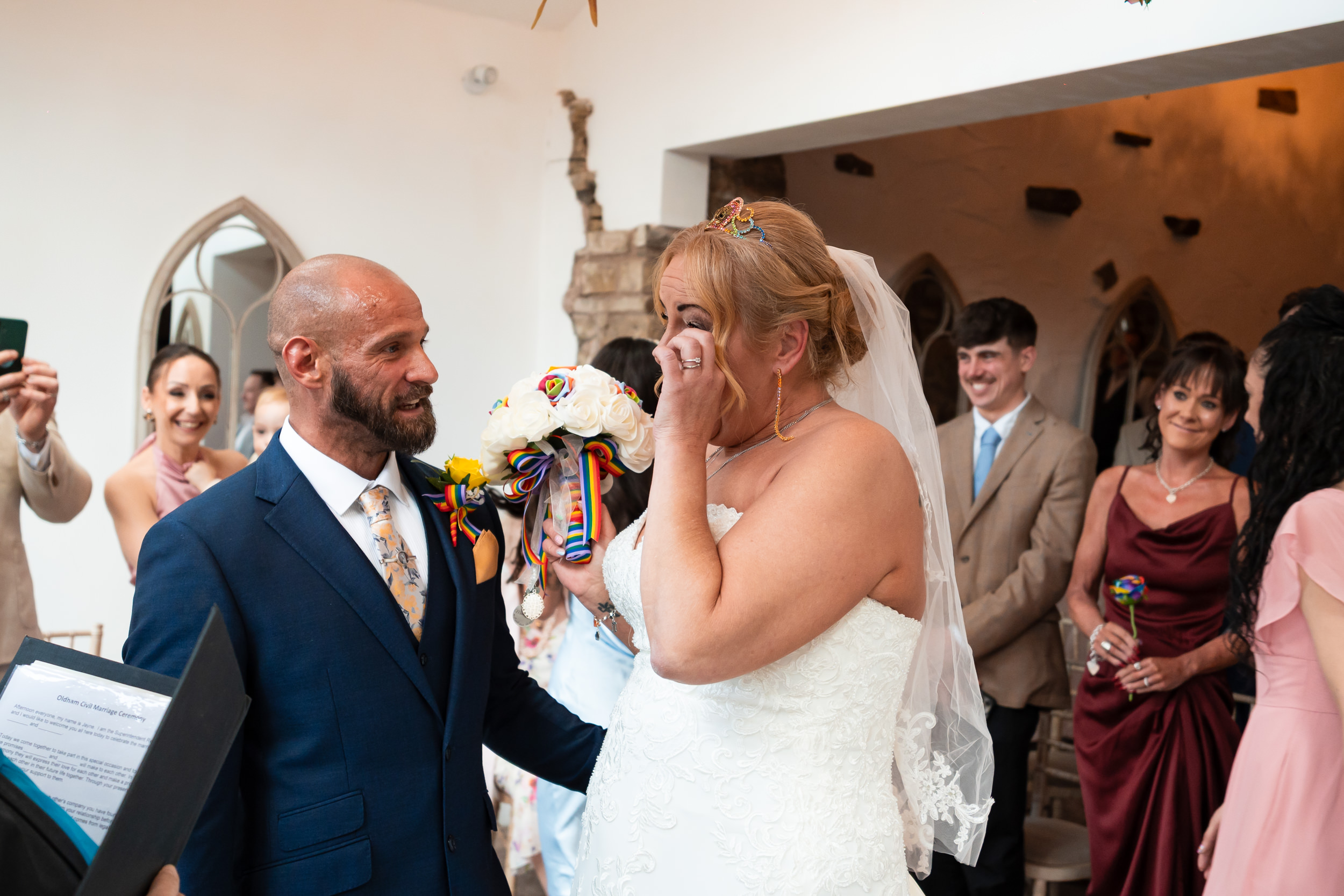 Wedding ceremony at Grain Bar