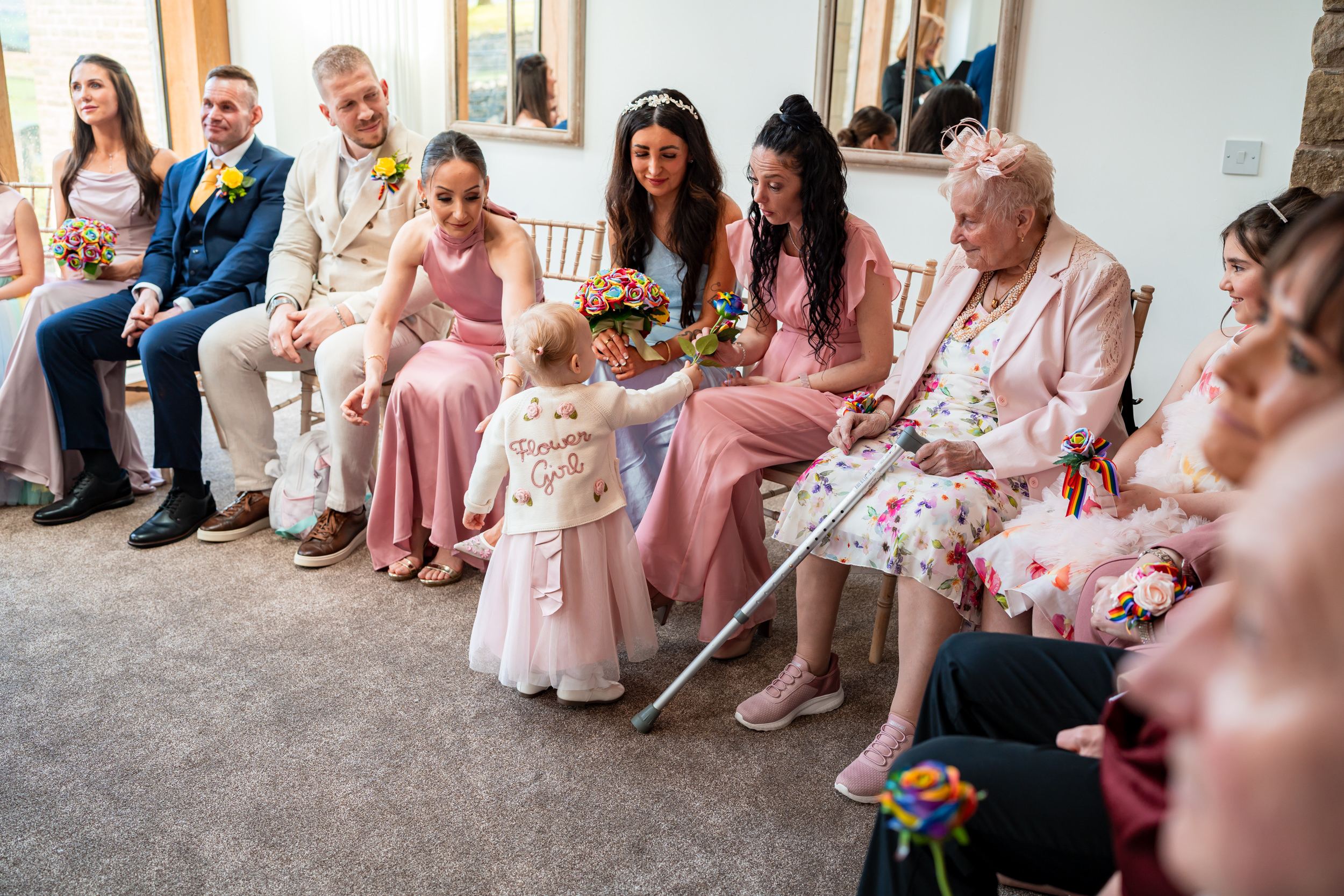 Wedding ceremony at Grain Bar