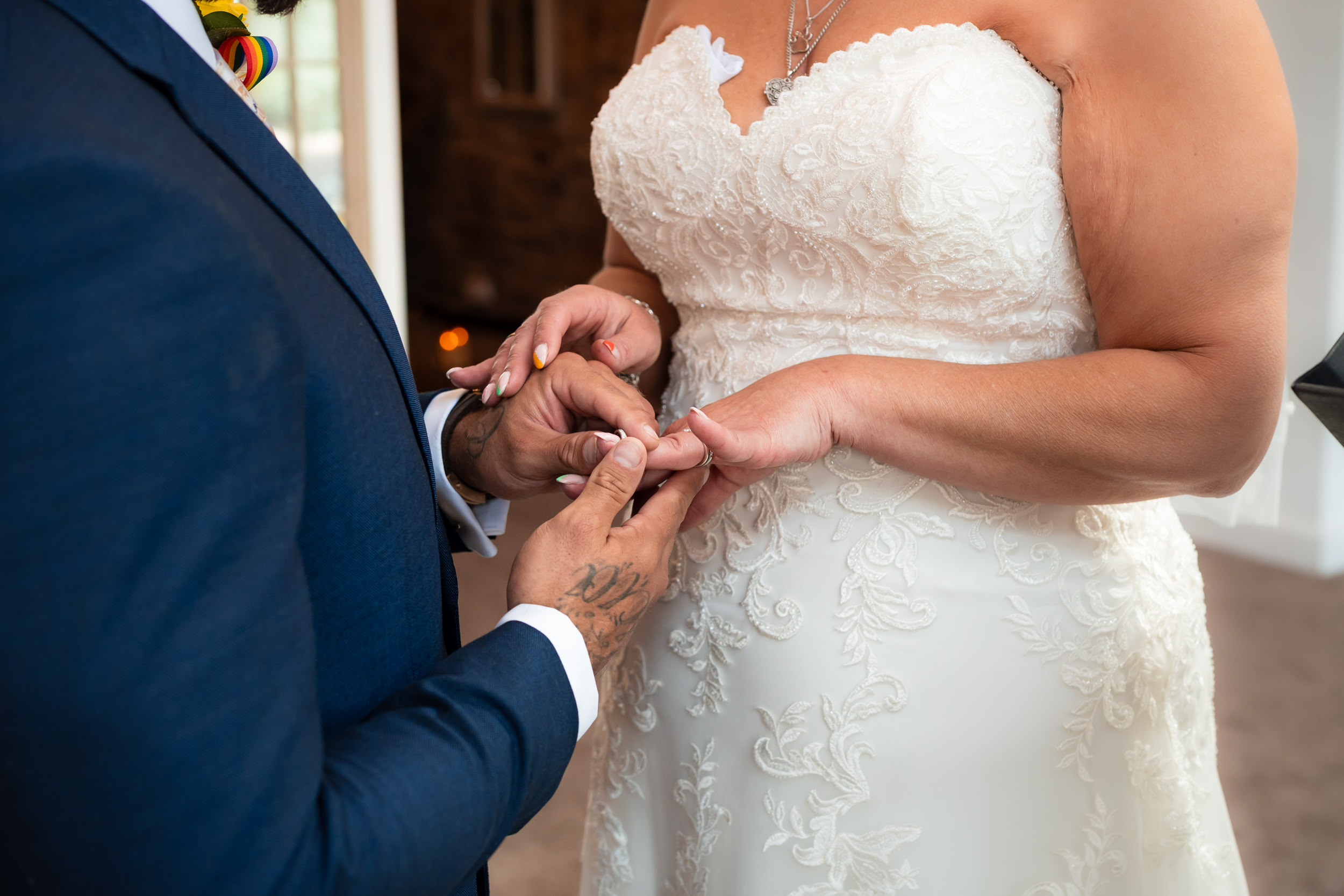 Wedding ceremony at Grain Bar