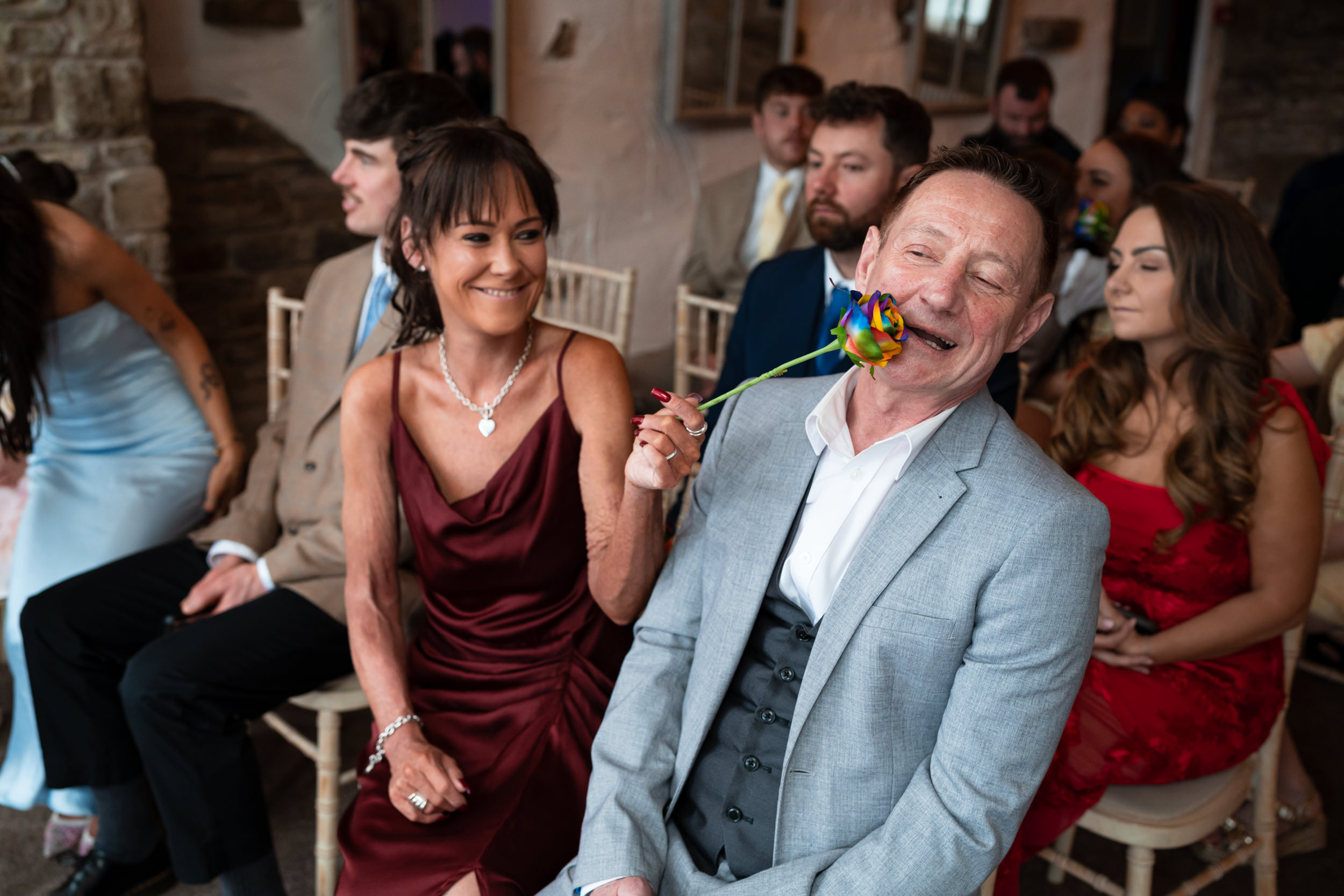 Guests at the Wedding ceremony at Grain Bar