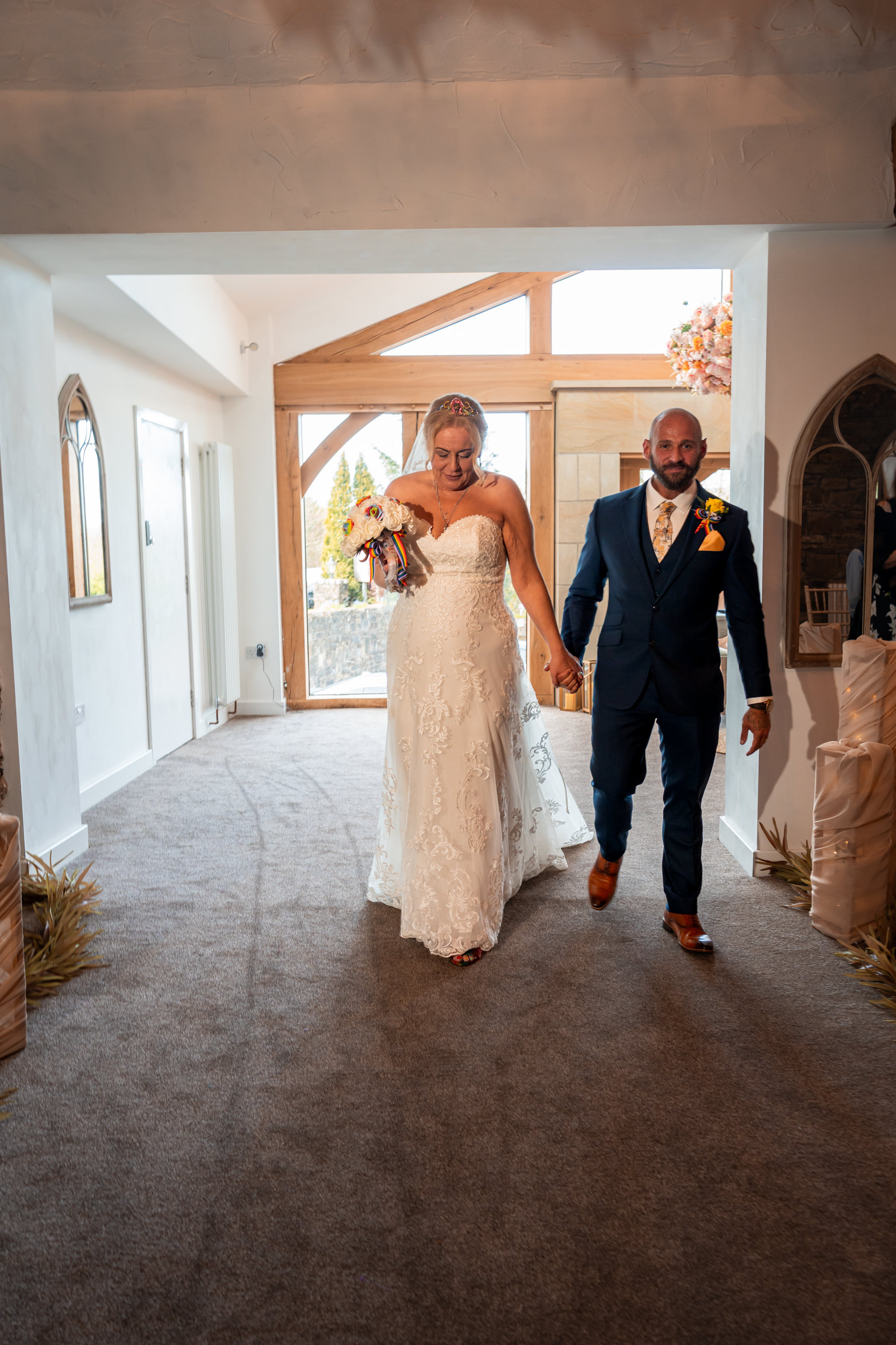 Wedding ceremony at Grain Bar
