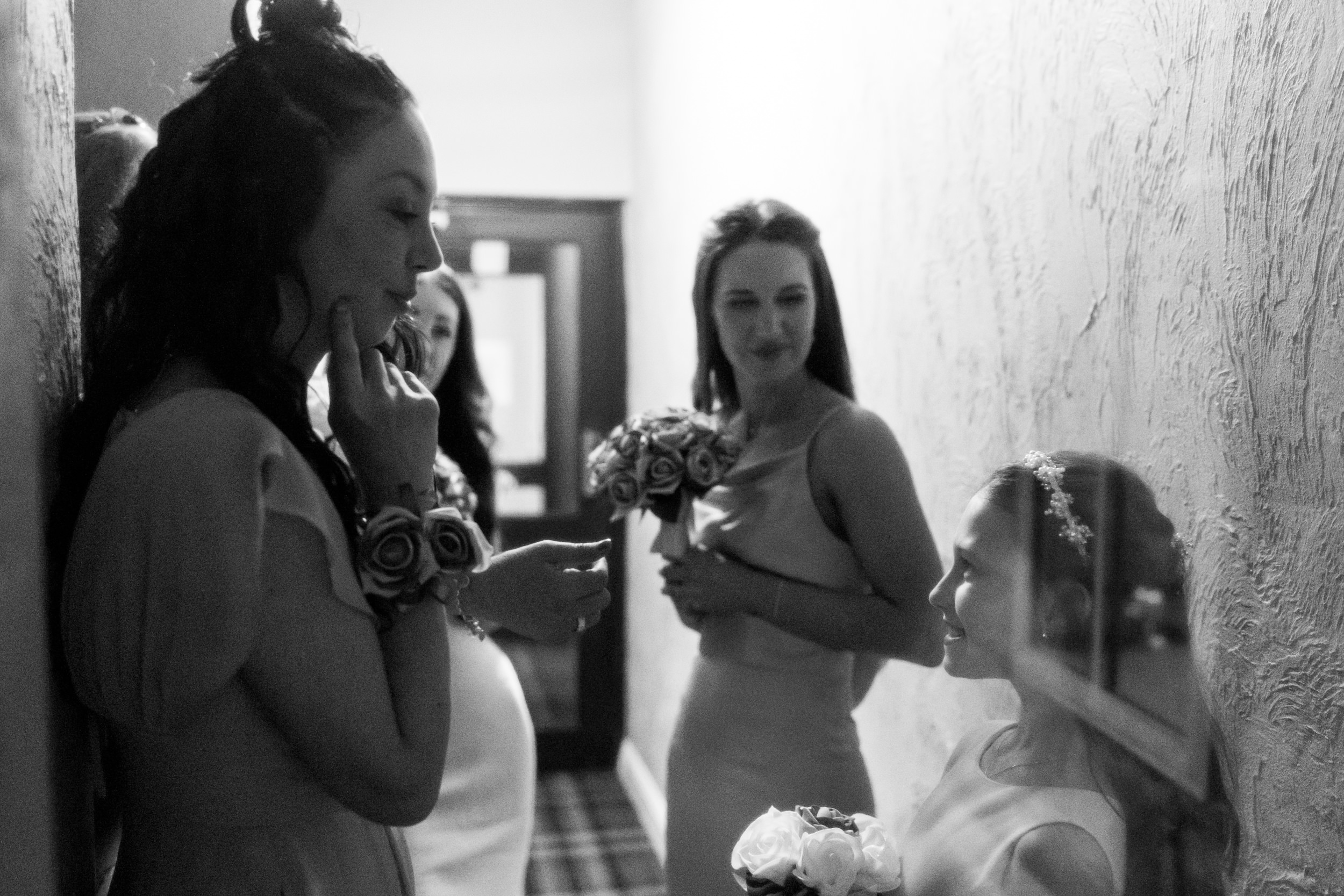 Bridal prep at Grains Bar Hotel